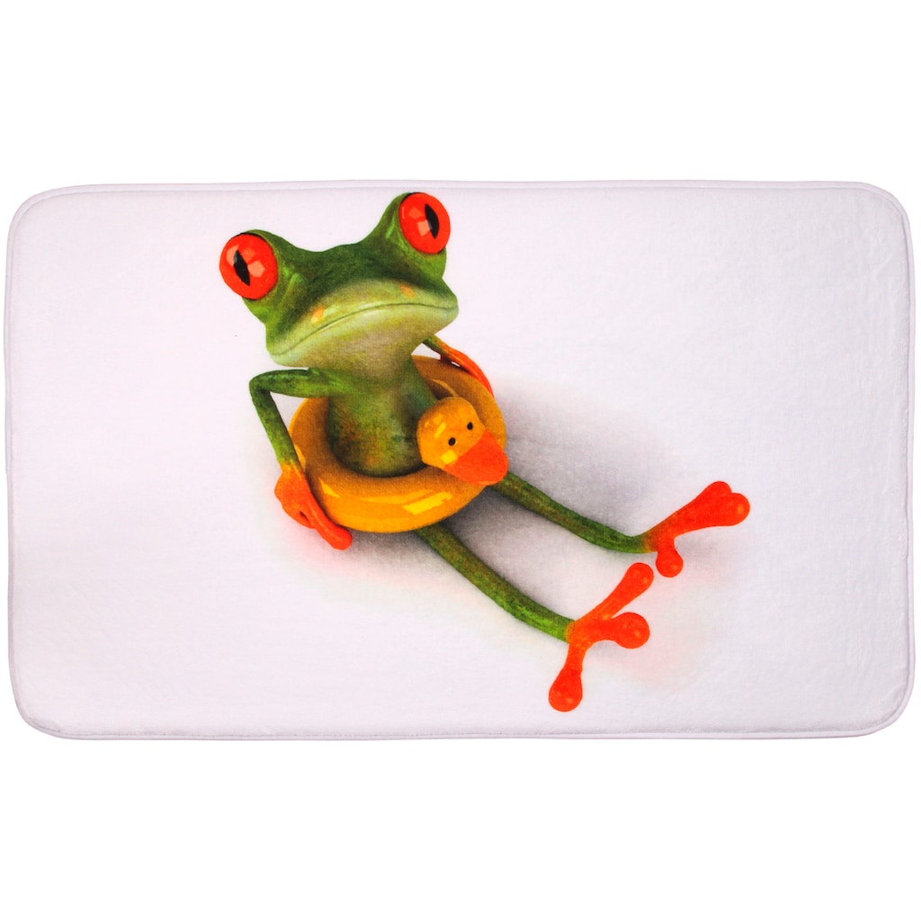 Sanilo Badematte »Froggy«, Höhe 15 mm, schnell trocknend