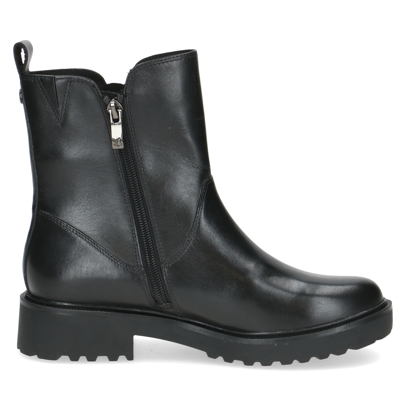 Caprice Chelseaboots  , Blockabsatz, Stiefelette mit Zierreissverschluss aussen
