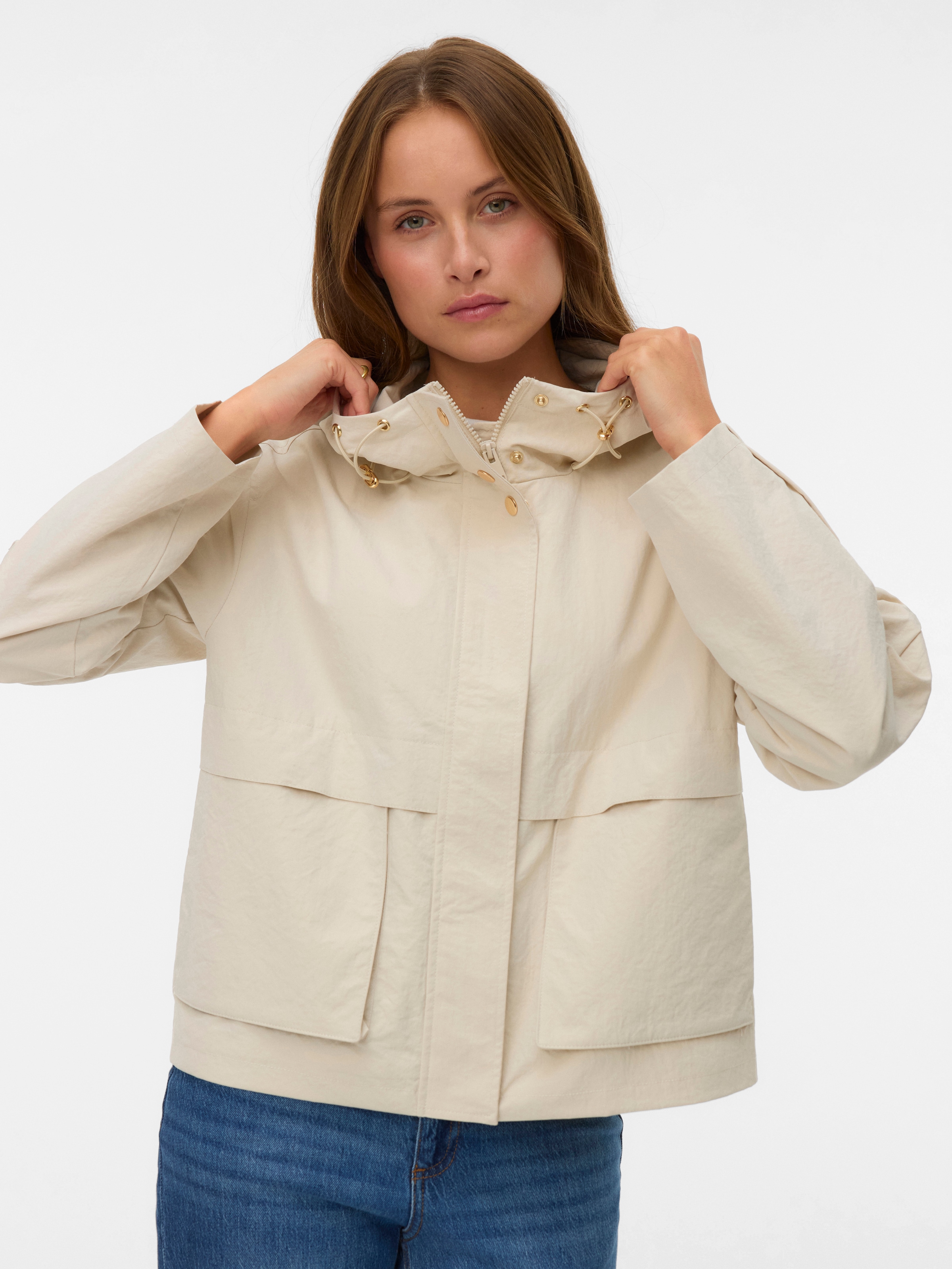 Image of Vero Moda Parka "VMMICHELA SHORT PARKA" mit Kapuze Polyester