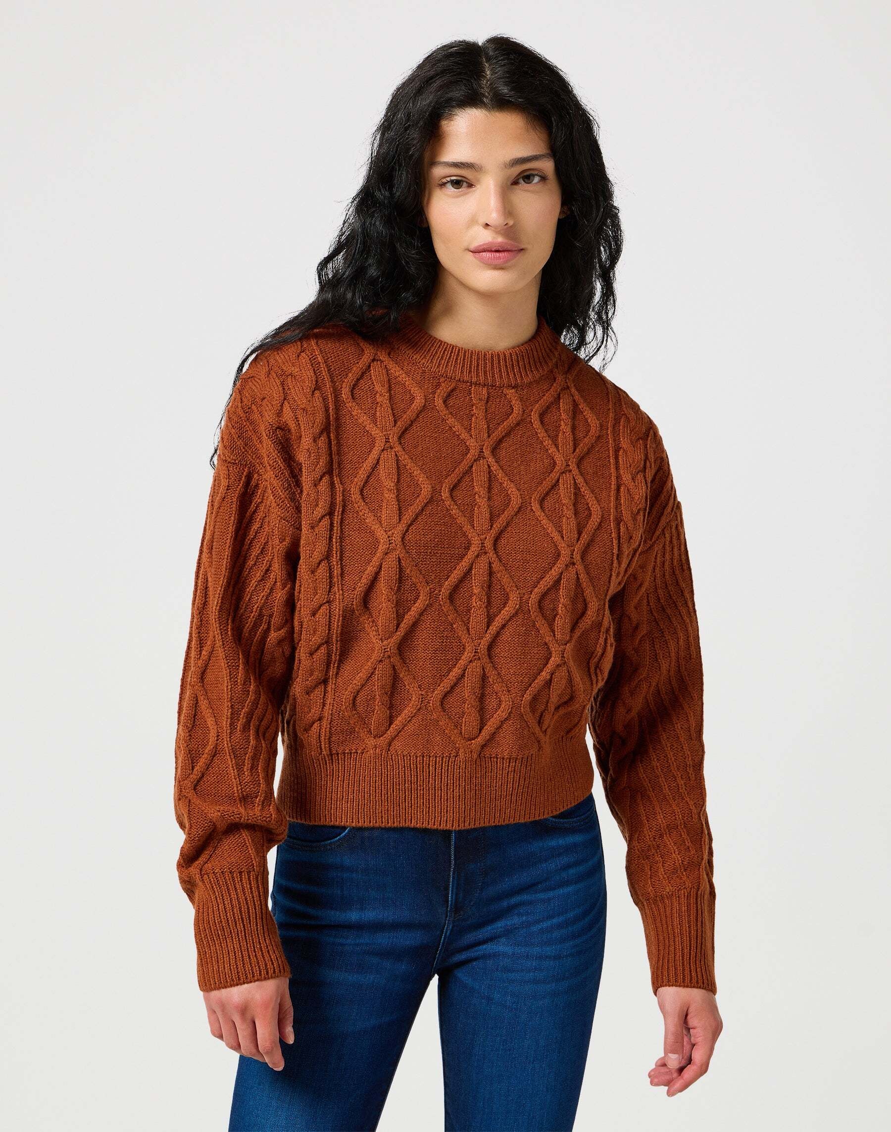 Strickpullover »Wrangler Pullover Cable Knit Sweater«