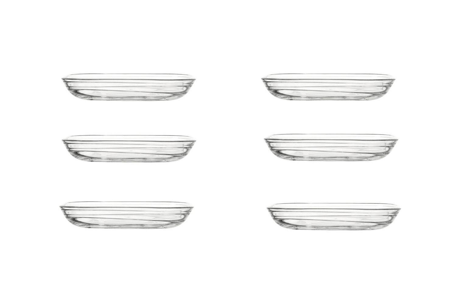 Image of LEONARDO Speiseteller »Struttura Ø 17 cm 6 Stück, Transparent«, (Set, 6 St.) bei Ackermann Versand Schweiz