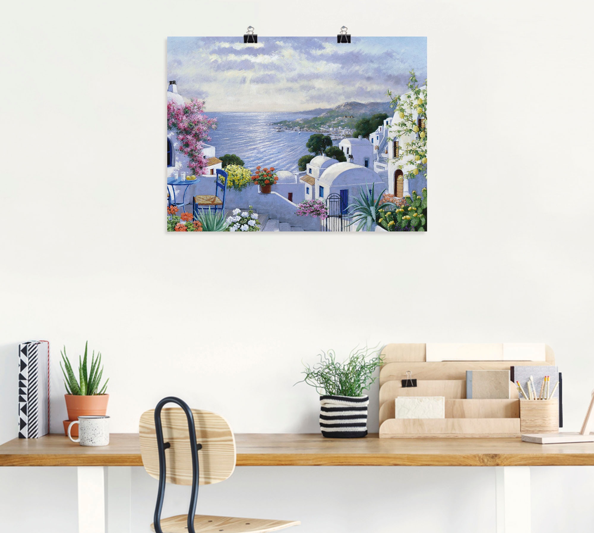 Artland Wandbild »Funkelndes Griechenland« Gewässer 1 Stk. tlg. als Leinwandbild, Poster in verschied. Grössen