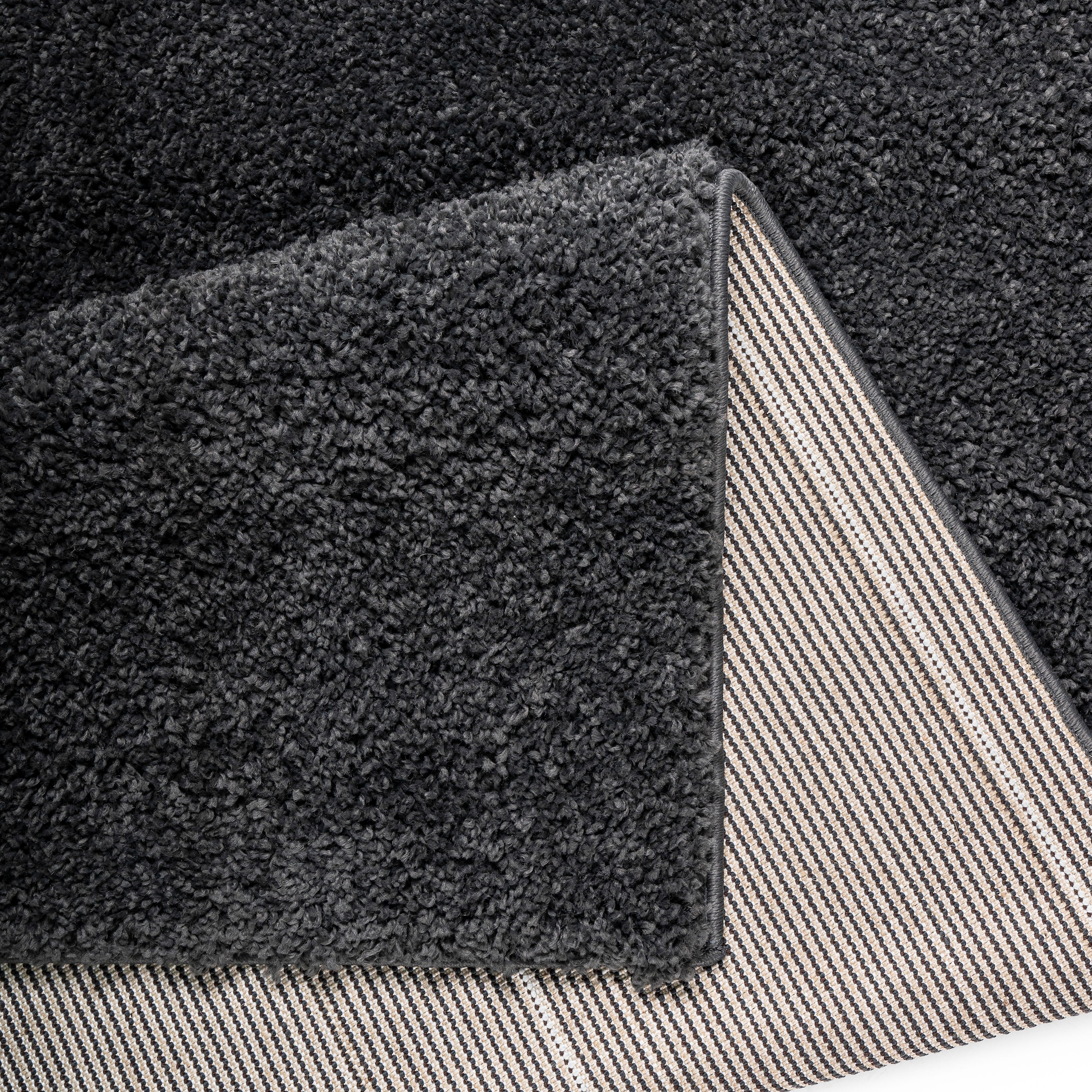 Home affaire Hochflor-Teppich »Shaggy 30«, rechteckig, 30 mm Höhe, Teppich, Uni Farben, besonders weich und kuschelig