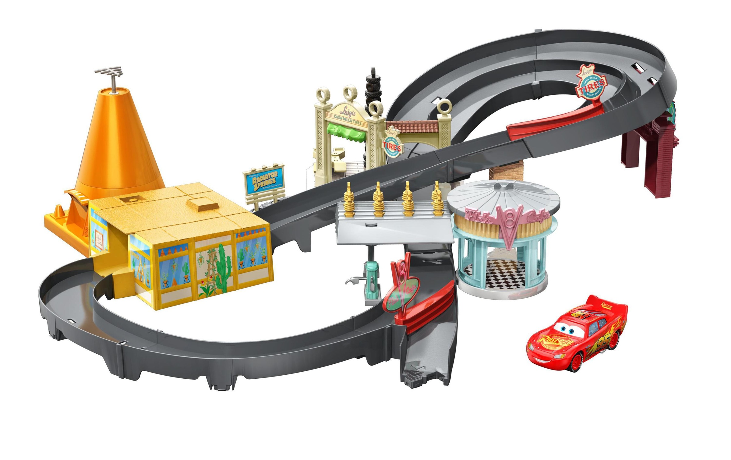 Image of Mattel® Spielzeug-Auto »Cars Radiator Springs Rennset« bei Ackermann Versand Schweiz