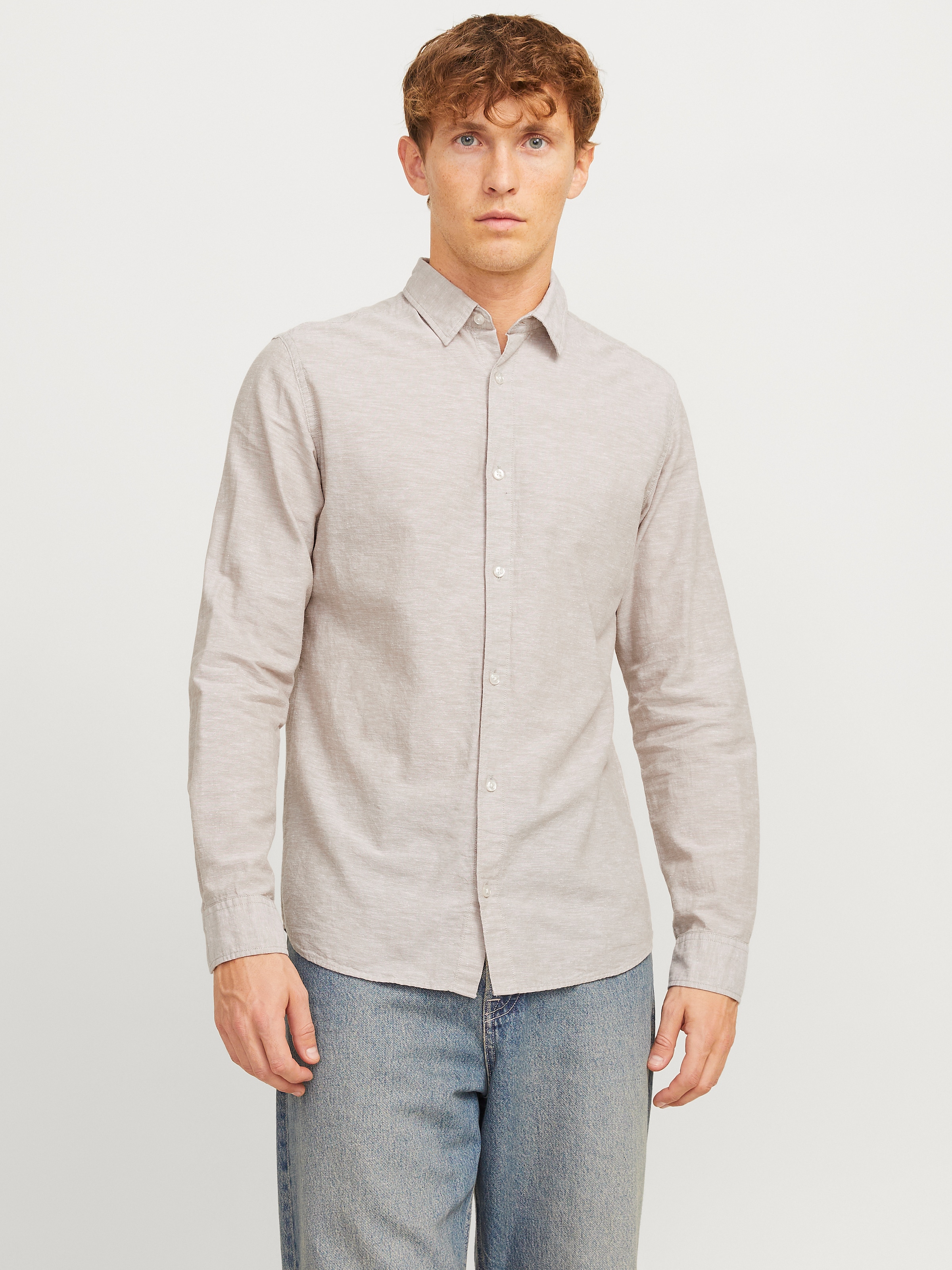 Jack & Jones Chemise à manches longues »JJEBREEZE SHIRT LS SN« mit Hemdkragen