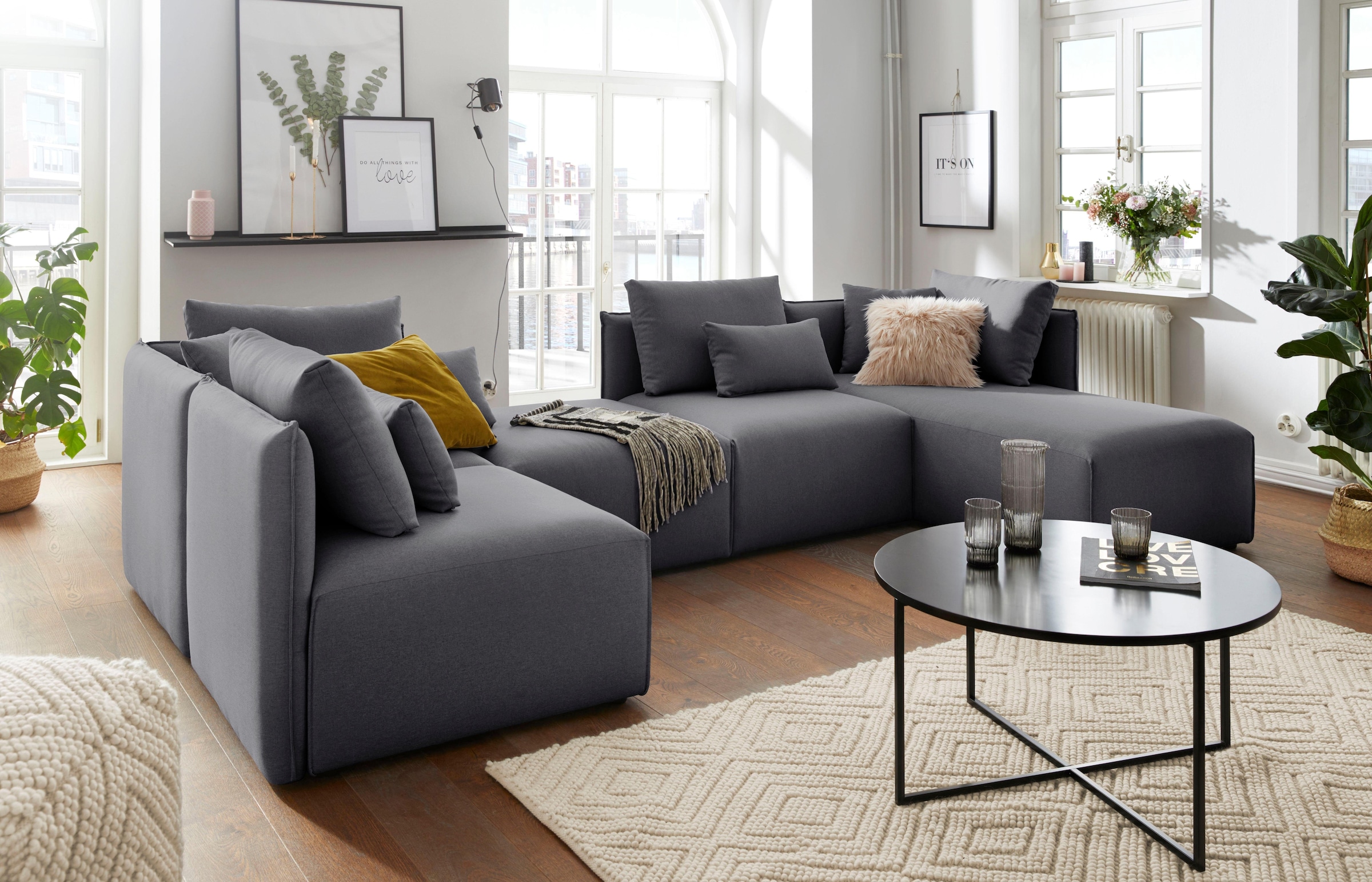 andas Sofa-Eckelement »Nöre«, Modul - zum Zusammenstellen; in vielen Bezugsqualitäten und Farben