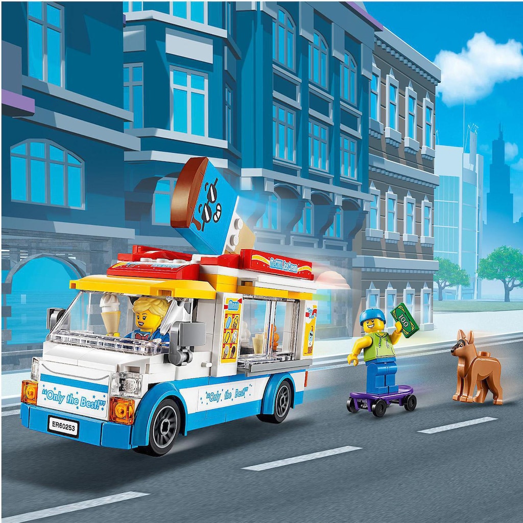 LEGO® Konstruktionsspielsteine »Eiswagen (60253), LEGO® City Great Vehicles«, (200 St.)