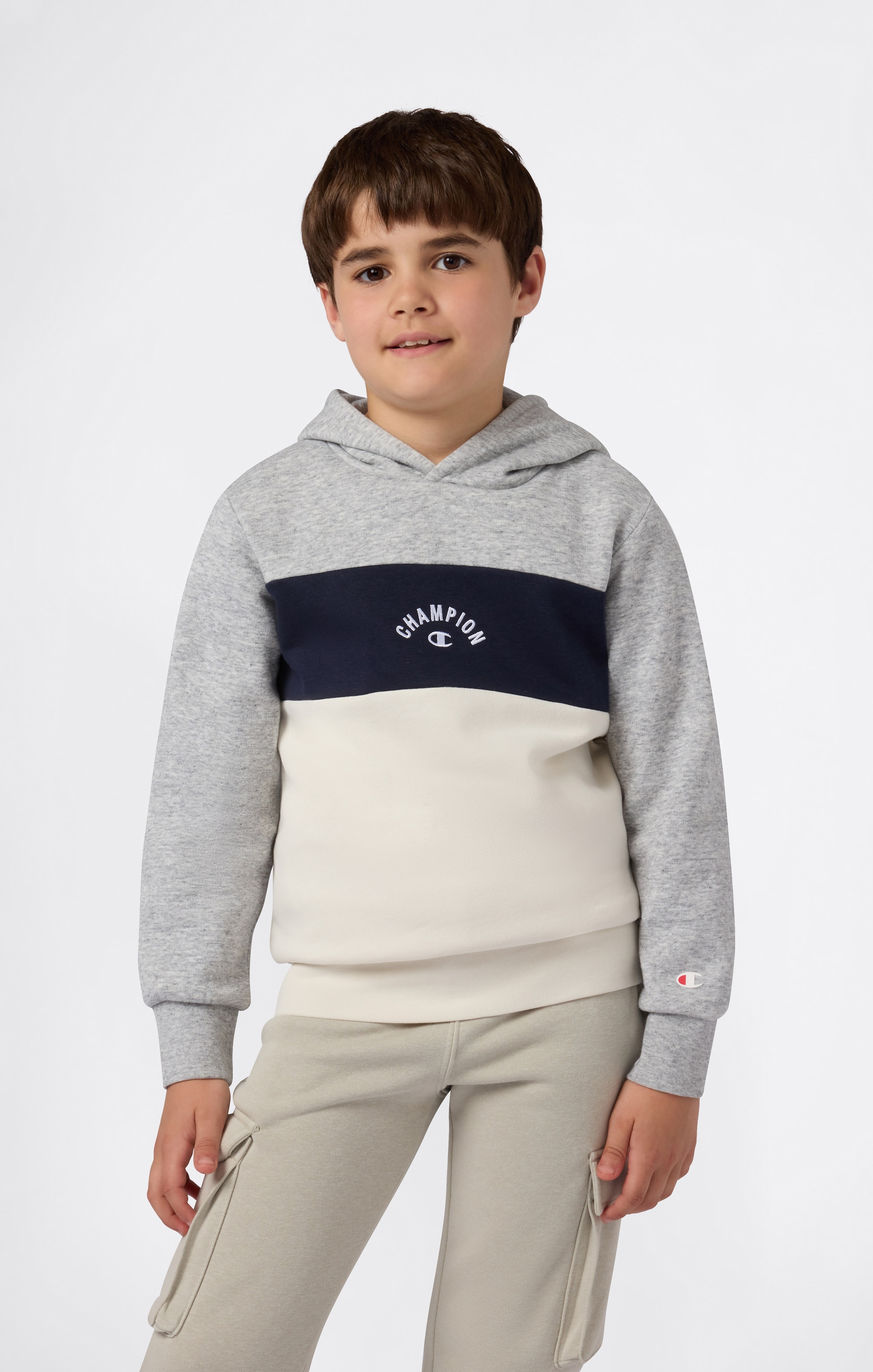 Image of Champion Kapuzensweatshirt, mit farblich passender Fütterung, aus Baumwolle und Polyester