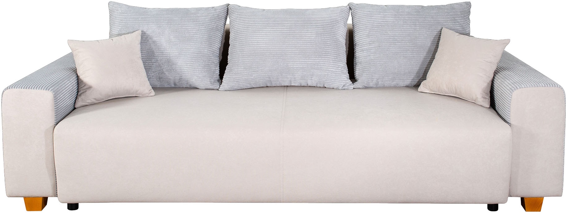 COLLECTION AB Schlafsofa »Yves, Liegefläche (B/T): 142/194 cm« inkl. Bettfunktion, Bettkasten, Federkern & Zierkissen