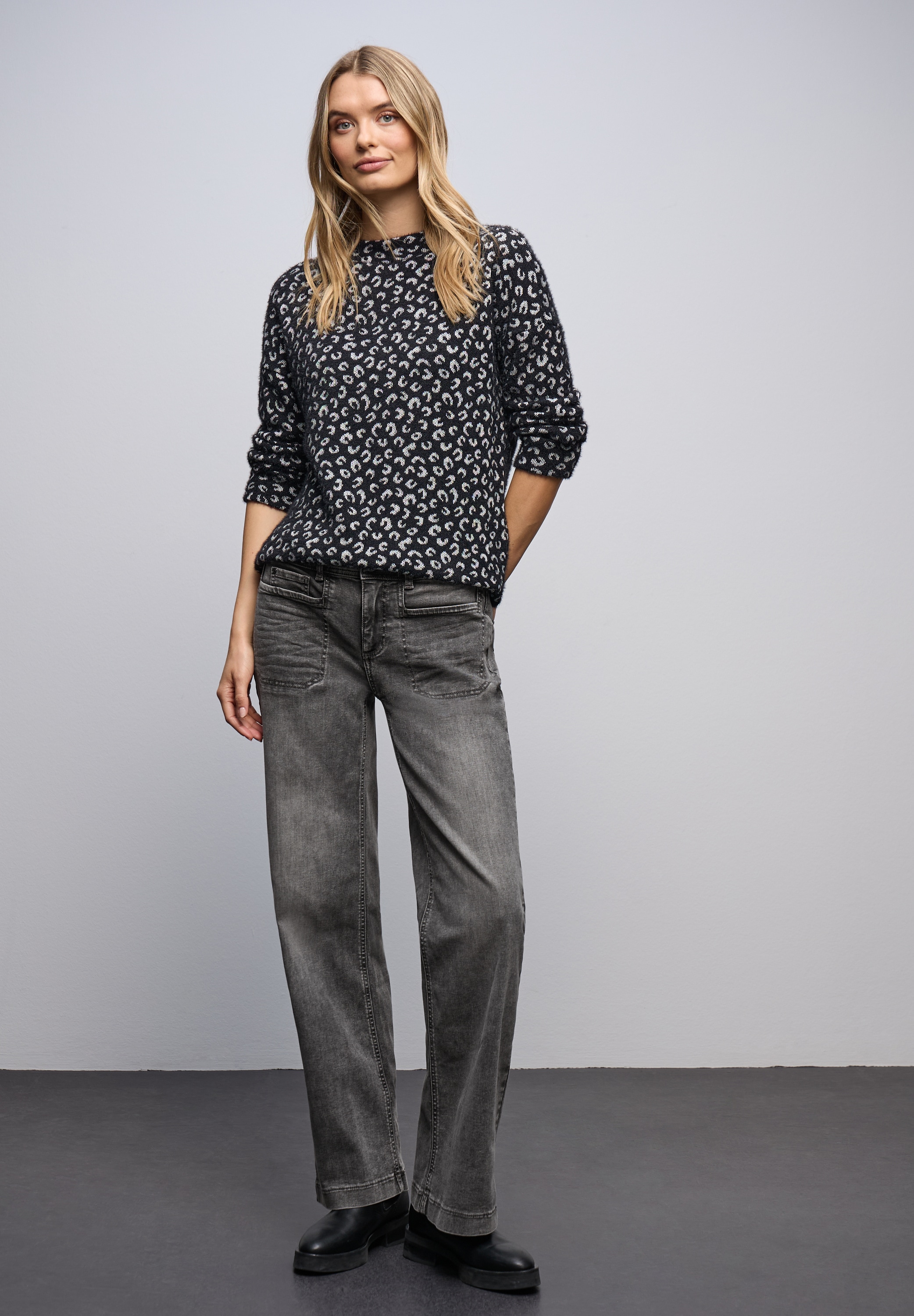 STREET ONE Weite Jeans in 5-Pocket-Form