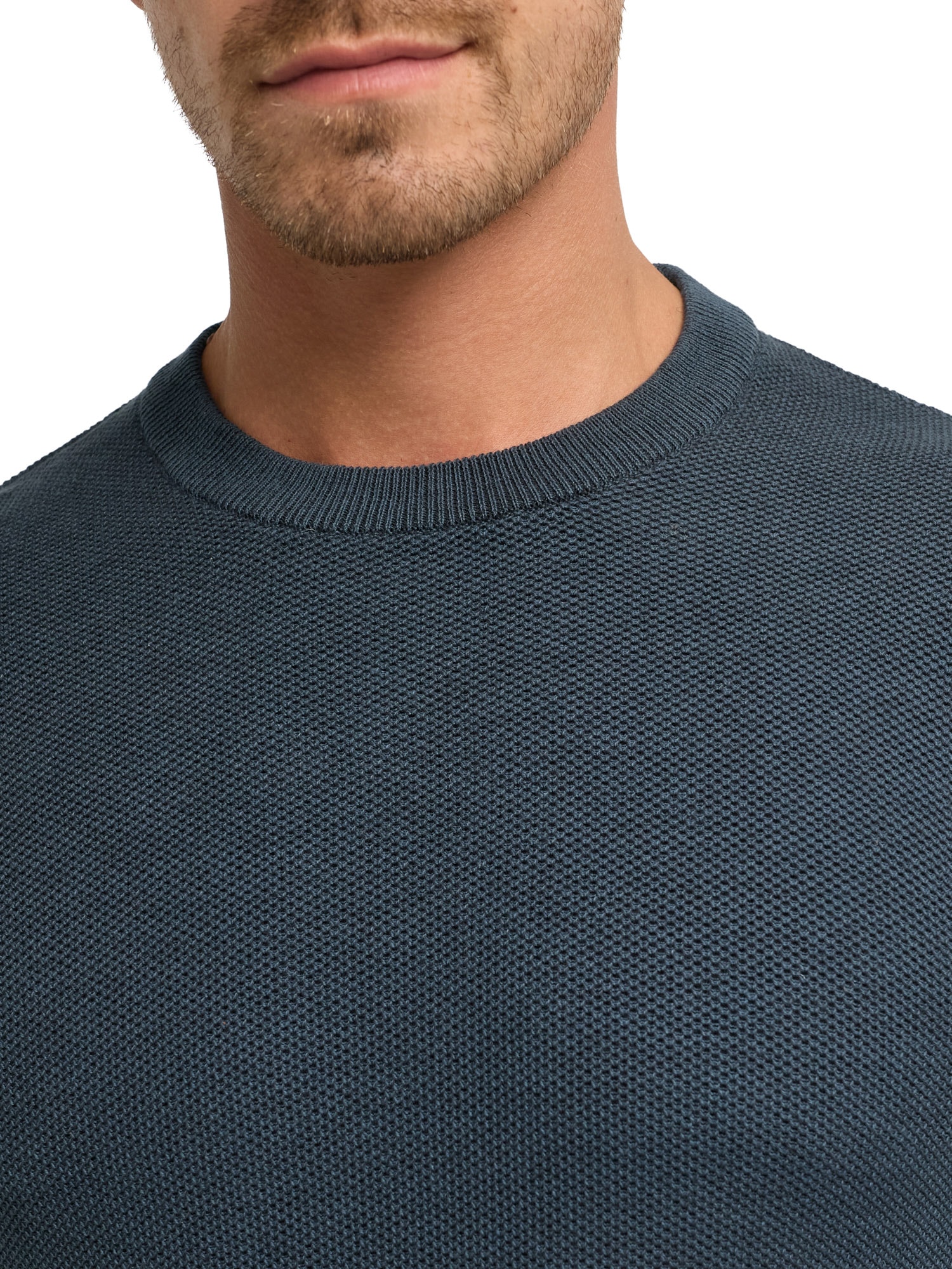 Indicode Pull à col rond »INJexmon o-neck« Baumwolle, regular fit