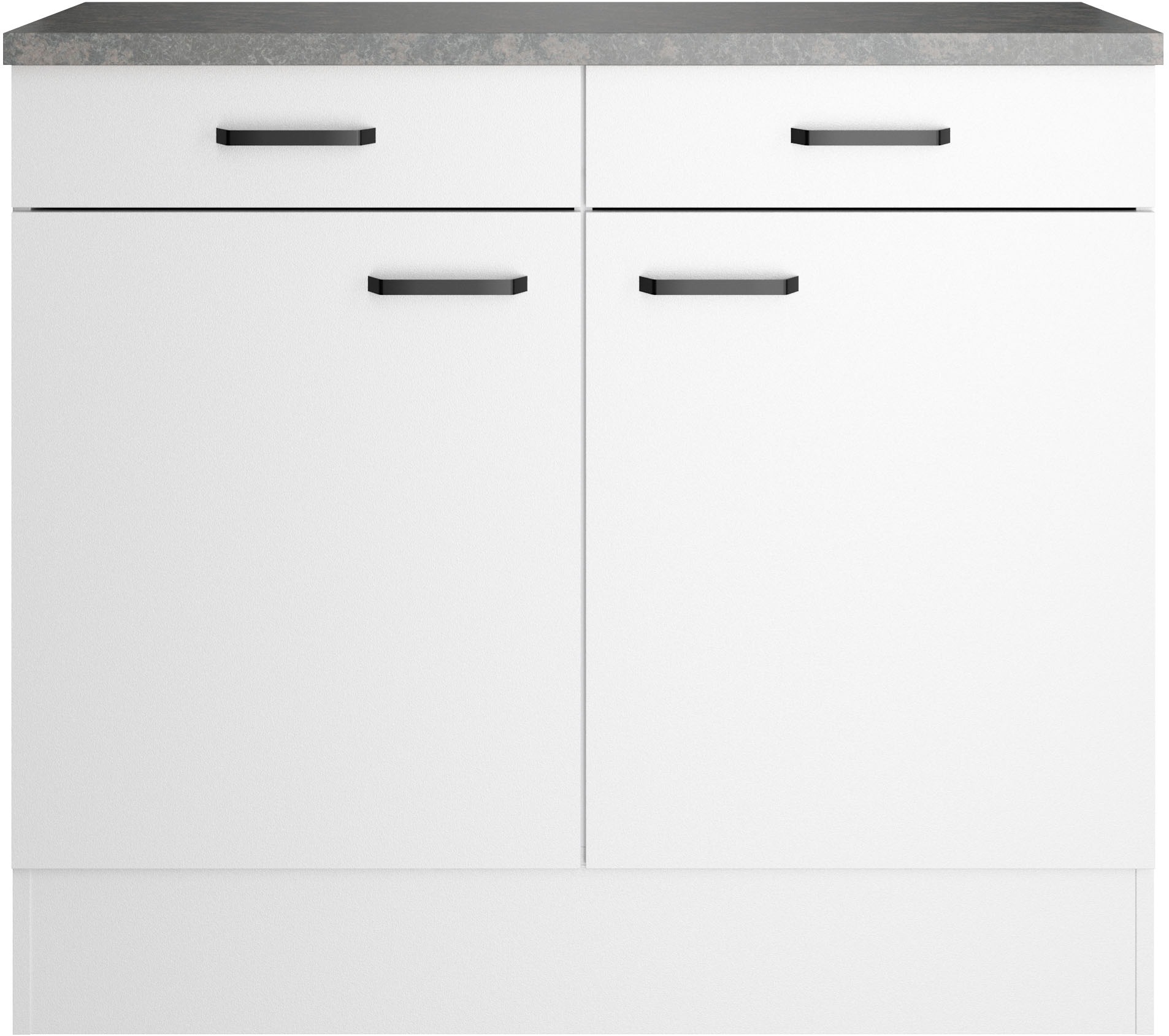 OPTIFIT Unterschrank "OPTImulti" Breite 100 cm, Tiefe 50 cm, mit 2 Türen, 2 Schubkästen, 1 Einlegeboden