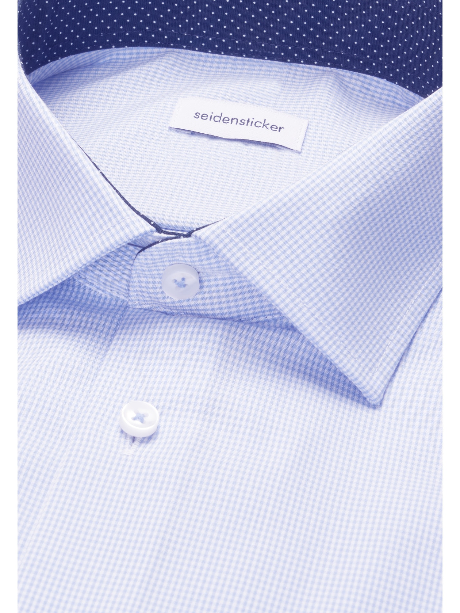 seidensticker Chemise d'affaires »Schwarze Rose« col Kent 1/1 régulier à carreaux