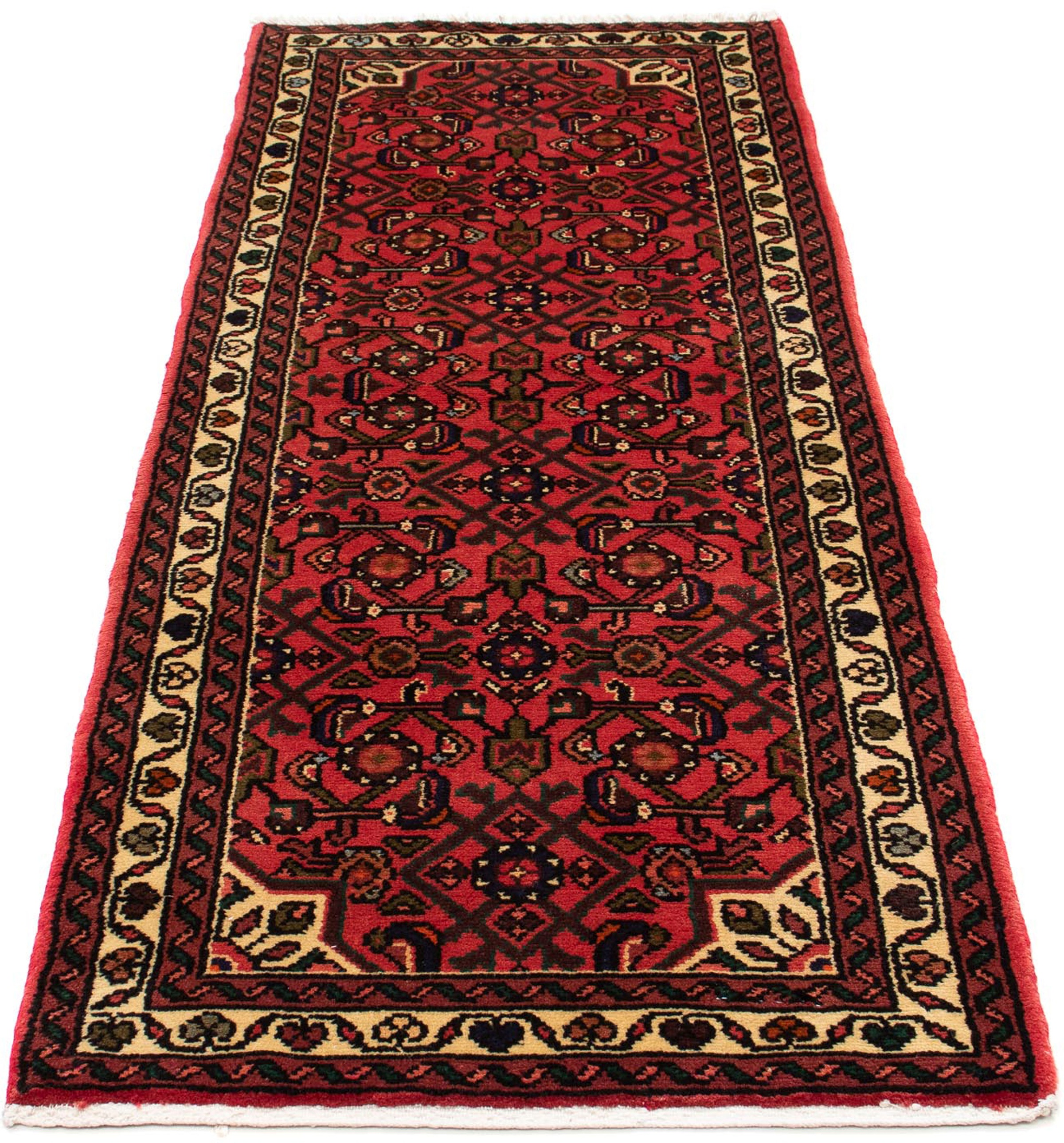 Image of morgenland Orientteppich »Perser - Nomadic - 190 x 72 cm - dunkelrot«, rechteckig, 10 mm Höhe, Wohnzimmer, Handgeknüpft, Einzelstück mit Zertifikat bei Ackermann Versand Schweiz