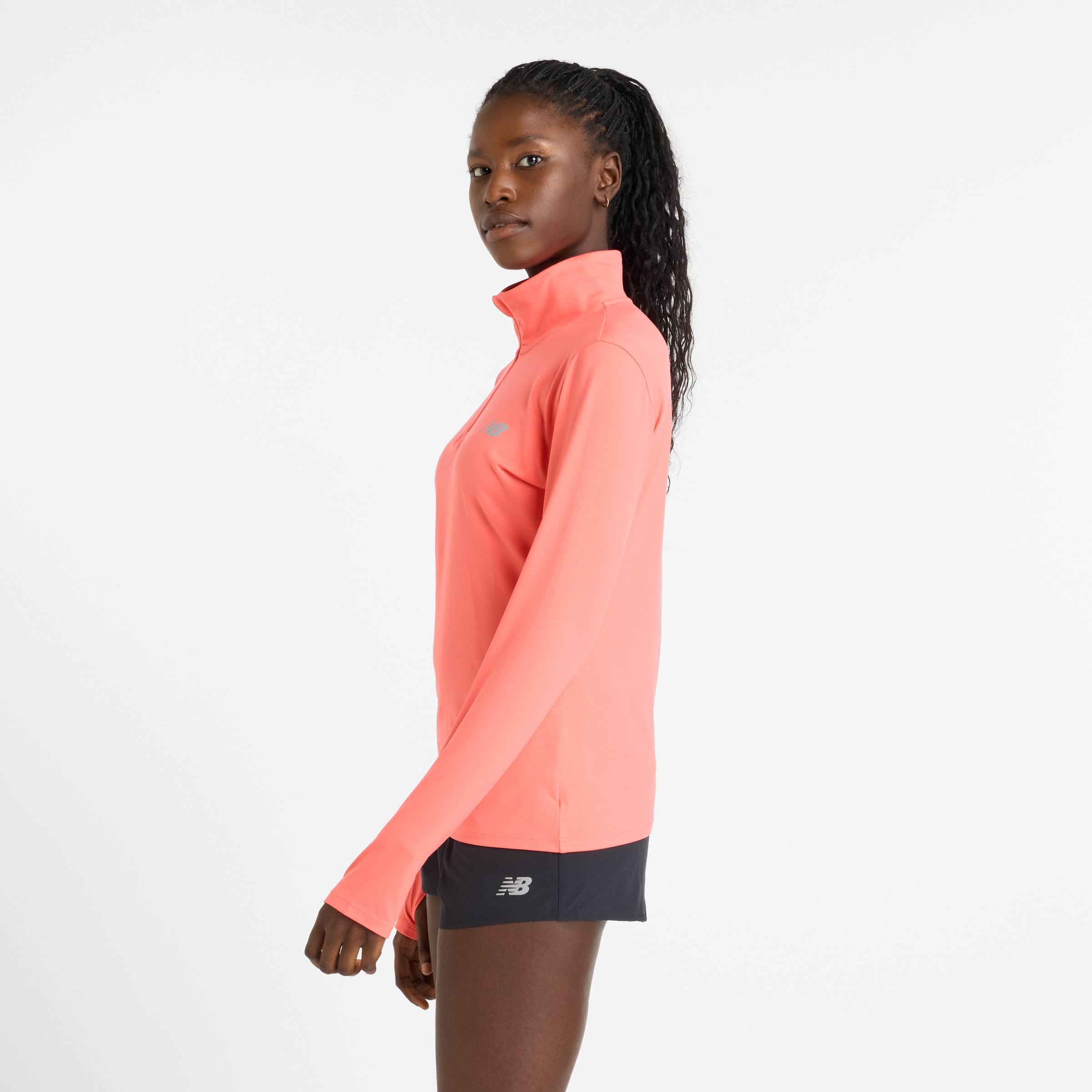 New Balance Laufshirt »Sport Essentials Space Dye Quarter Zip«