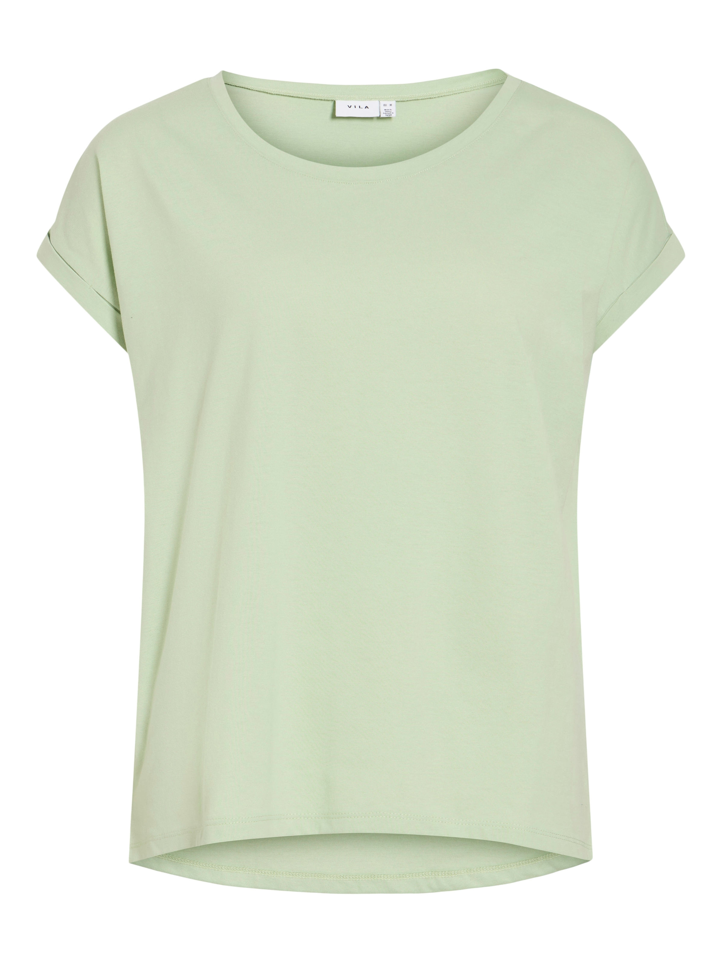 Vila Shirt à col rond »VIDREAMERS NEW PURE T-SHIRT/SU-NOOS« Baumwollmischung, regular fit