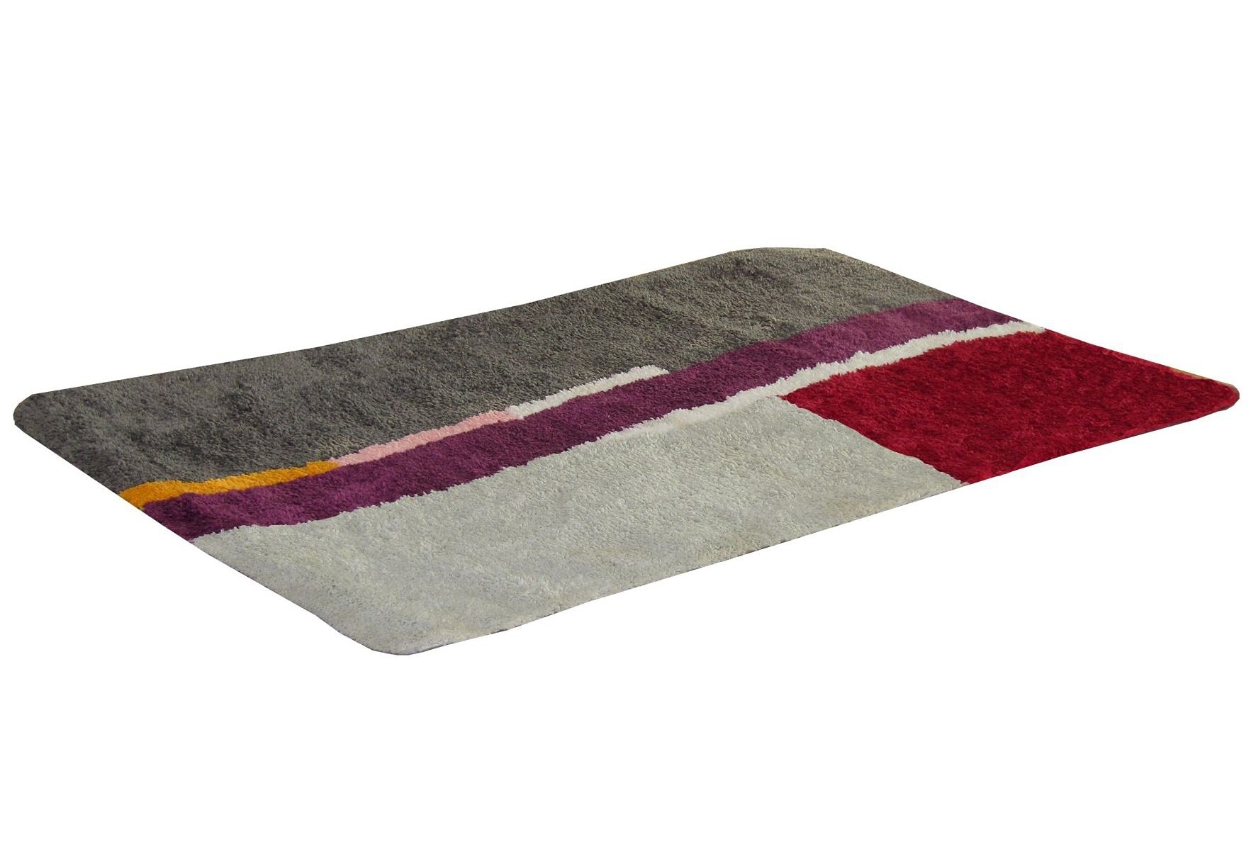 Image of KiNZLER Badematte "Gingelom, Badvorleger, Badezimmer Teppich" Höhe 20 mm rutschhemmend beschichtet fussbodenheizungsgeeignet Badteppich, modernes Design