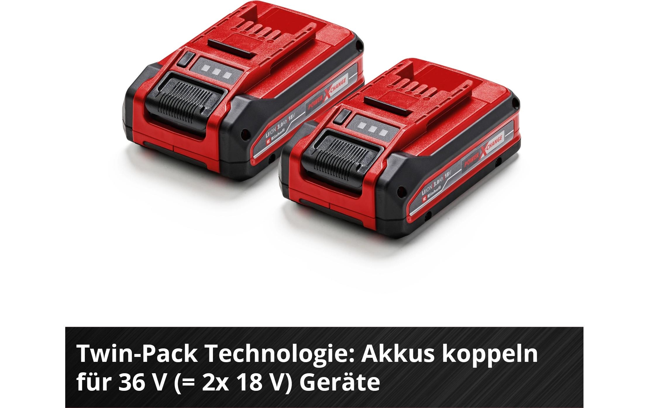 Einhell Akku »18 V 3Ah PXC Plus Twinpack«