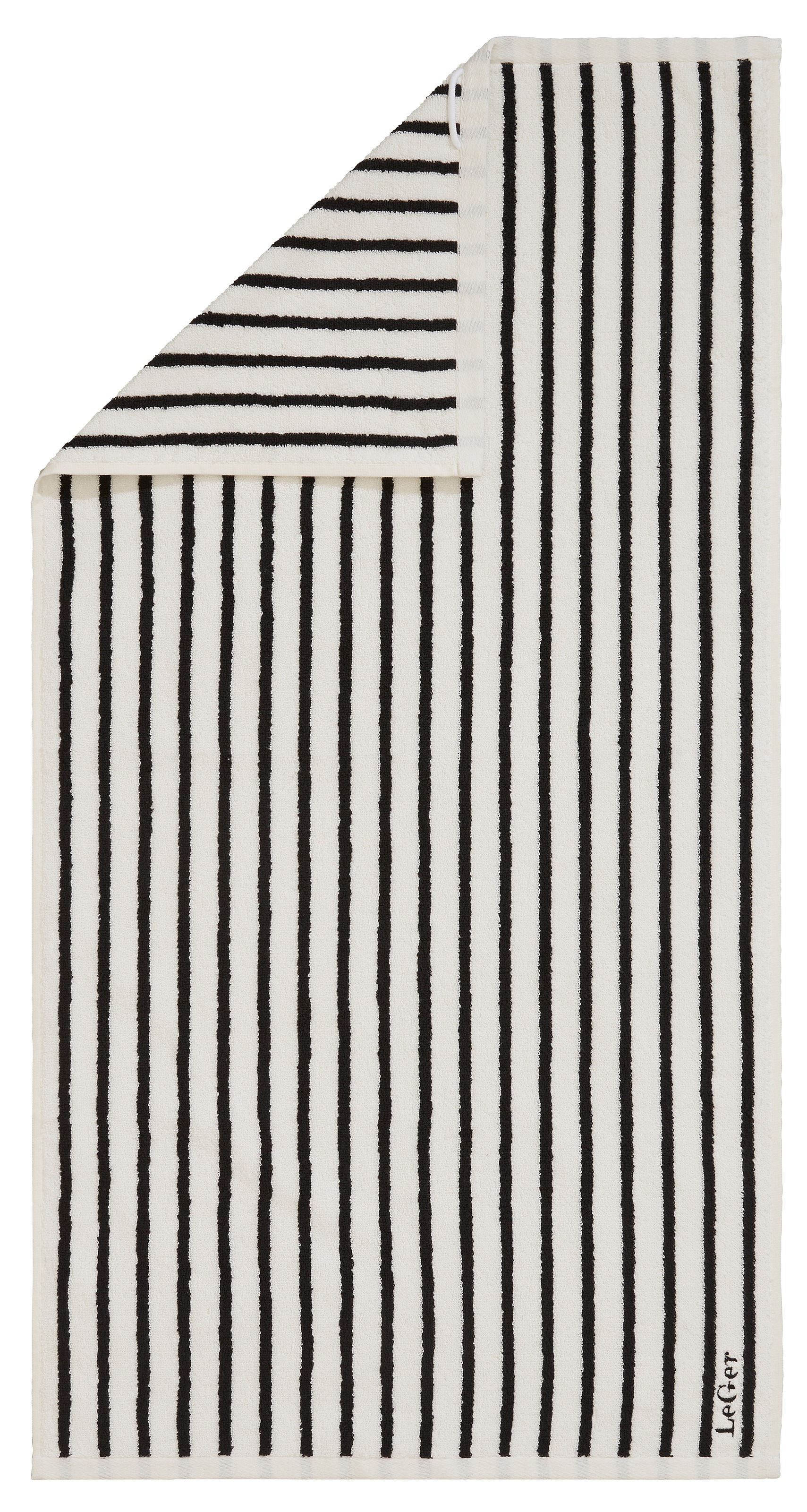 LeGer Home by Lena Gercke Handtuch Set »Tamsin, Duschtücher, Handtücher, Gästetücher, Premium 500 gr/m²« Set 6 Stk. Frottier mit Logostikerei, 100% Baumwolle, gestreift, weich, 5 Jahre Garantie