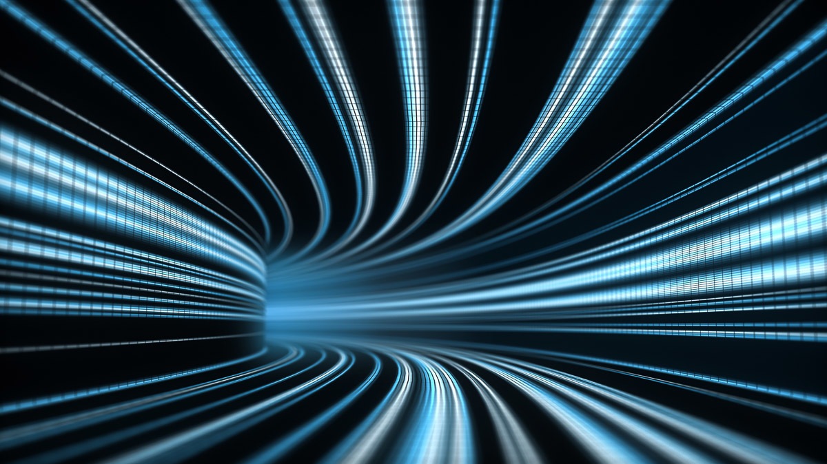 Image of Papermoon Fototapete »3D abstrakter Zeittunnel«, samtig, Vliestapete, hochwertiger Digitaldruck bei Ackermann Versand Schweiz