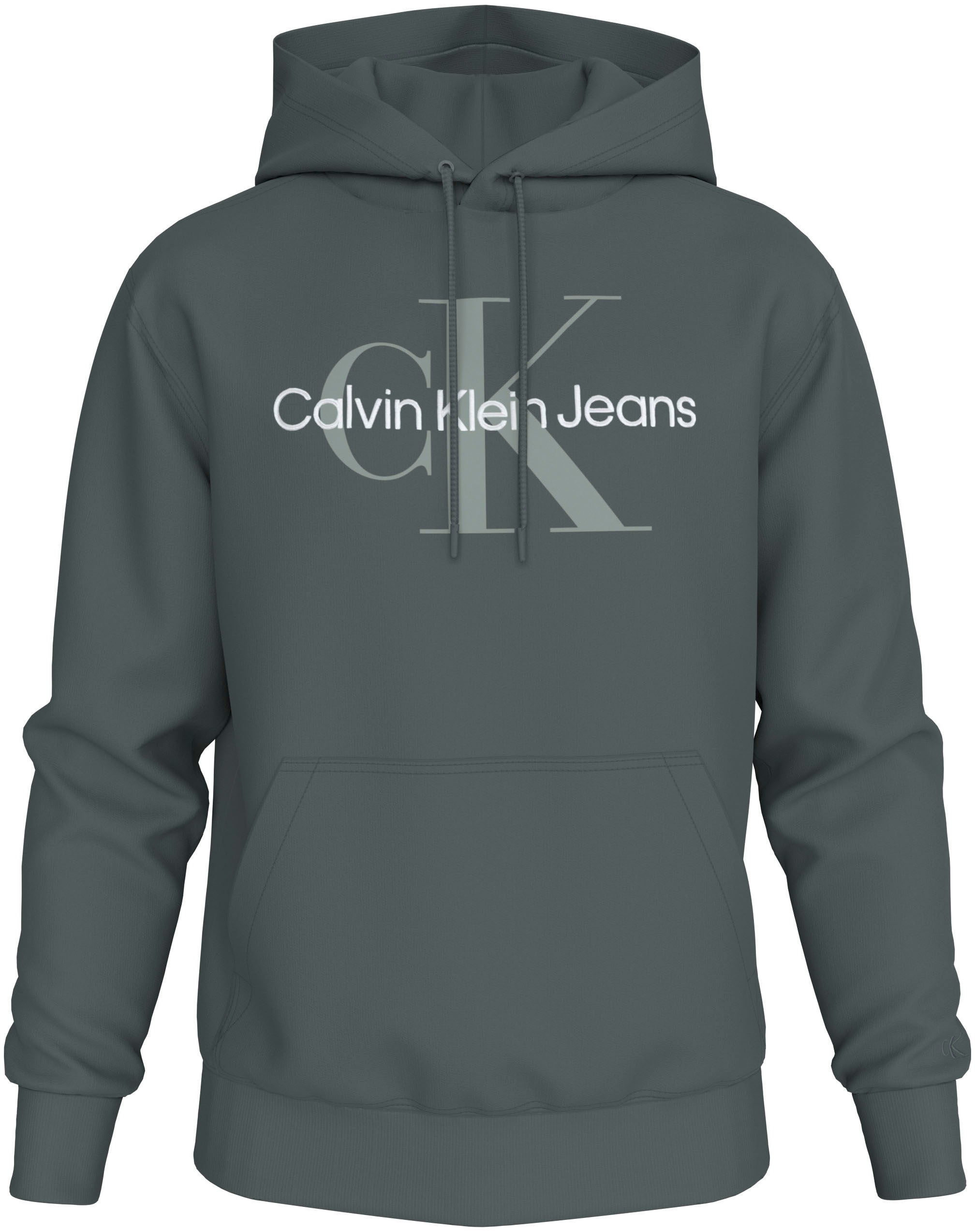 Calvin Klein Jeans Kapuzensweatshirt »SEASONAL MONOLOGO REGULAR HOODIE«, mit Logodruck und Stickerei