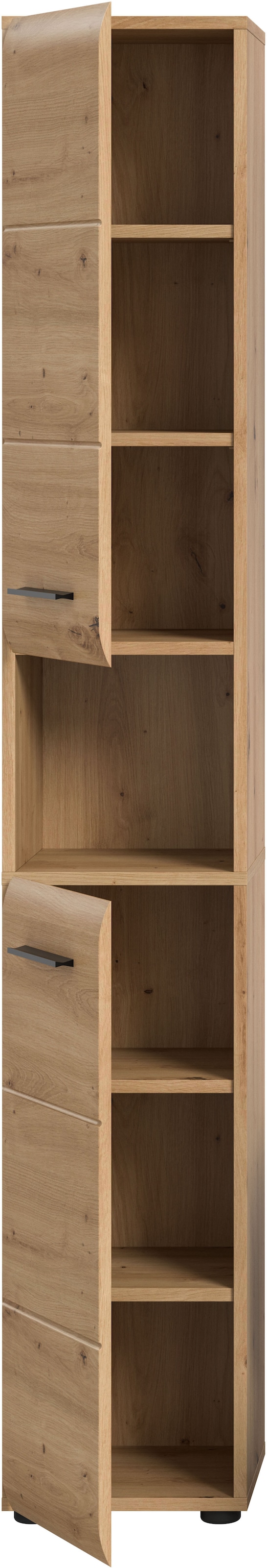 INOSIGN Stauraumschrank 1 Stk. tlg. Florenz, Badschrank hoch, Artisan Oak NB, 185 cm Hoch