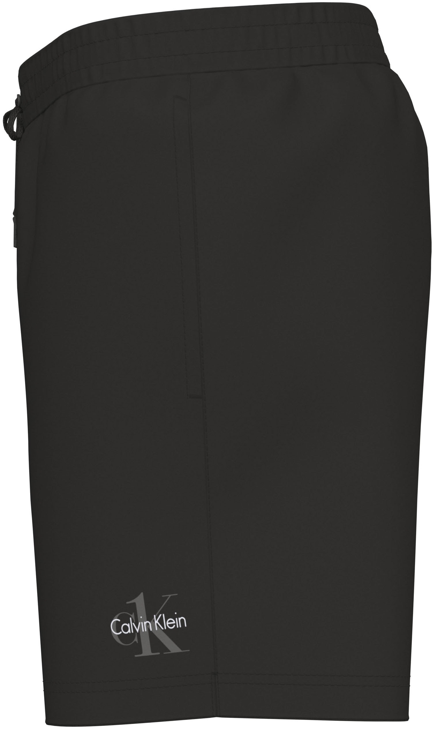 Calvin Klein Swimwear Short de bain coupe ajustée avec ceinture élastique