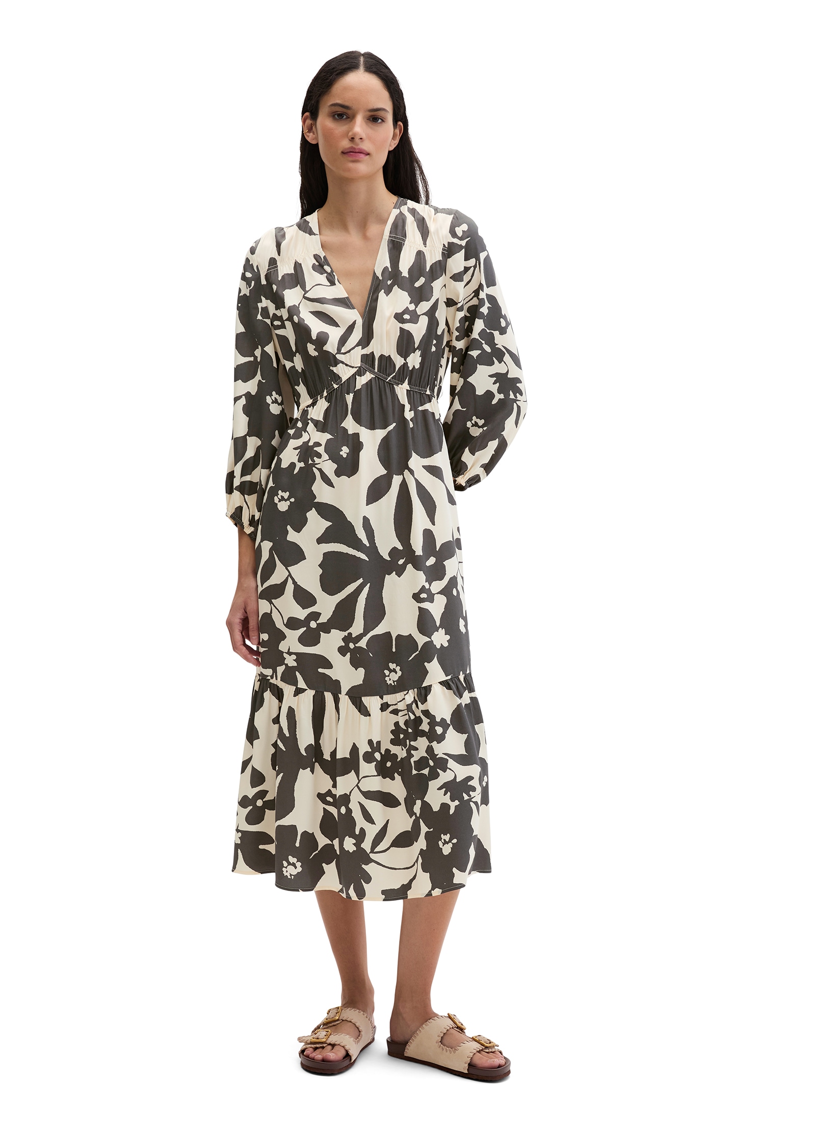 Marc O'Polo Robe d'été évasé en LENZING ECOVERO