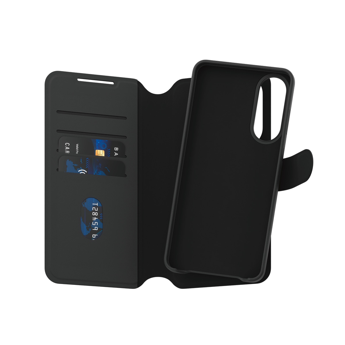 CARE by PanzerGlass Backcover »MagSafe Compatible Tango Two-In-One Wallet Case für Galaxy S25 Edge«, Samsung Galaxy S25 Edge, Backcover, Schutzhülle, Handyschutzhülle, Case, Schutzcase, stossfest