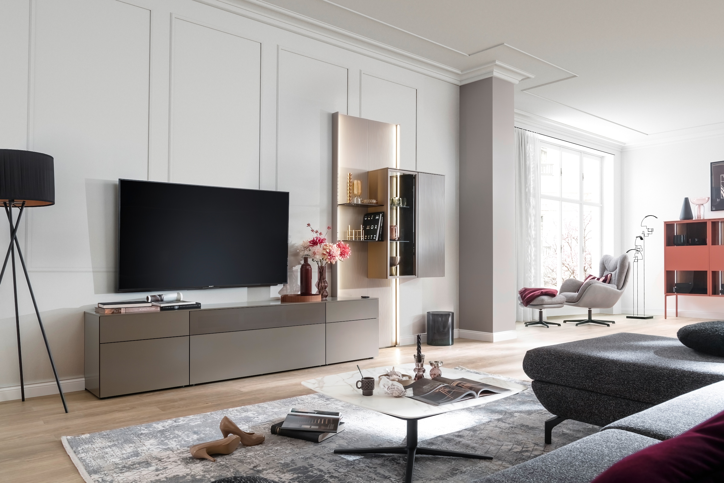 SCHÖNER WOHNEN-Kollektion Teppich »Vision 212« rechteckig 7 mm Höhe Viskoseteppich mit Glanz, Wohnzimmer