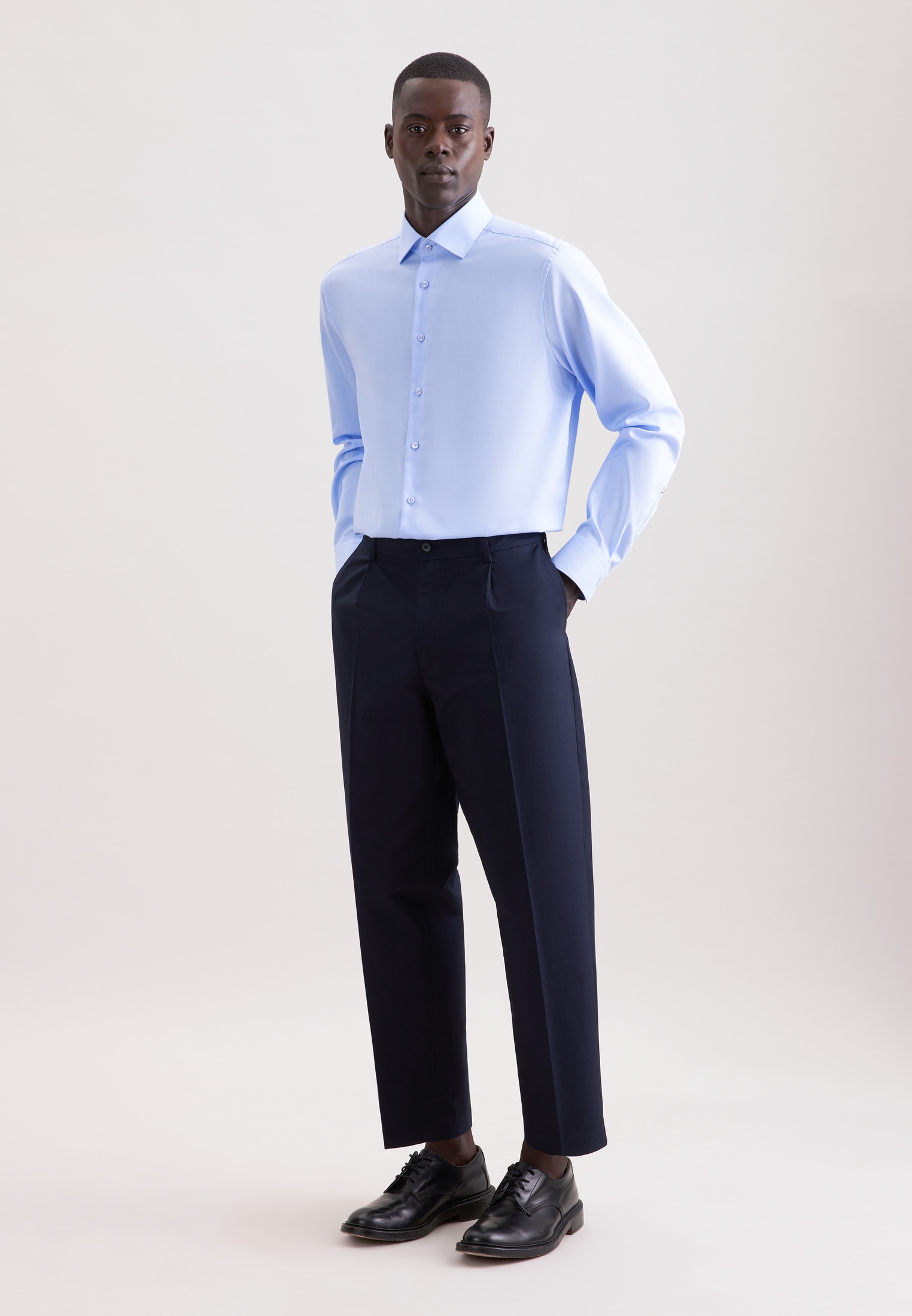 seidensticker Businesshemd »Schwarze Rose« Comfort 1/1 Kentkragen Uni