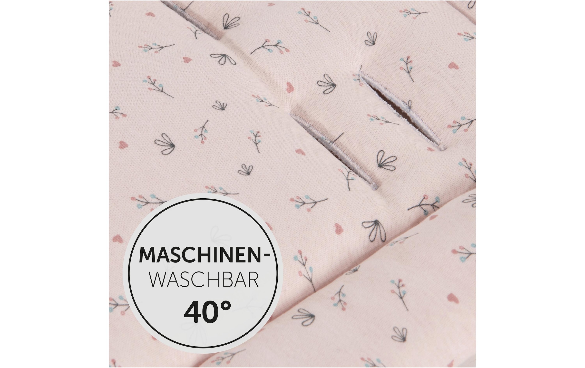 Hauck »Seat Liner, Flowers Rose« également adapté aux poussettes