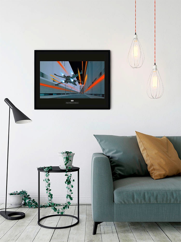 Komar Bild »Star Wars Classic RMQ Death Star Trench«, Star Wars, (1 St.), Wandbild zur Dekoration im Kinderzimmer - ohne Rahmen