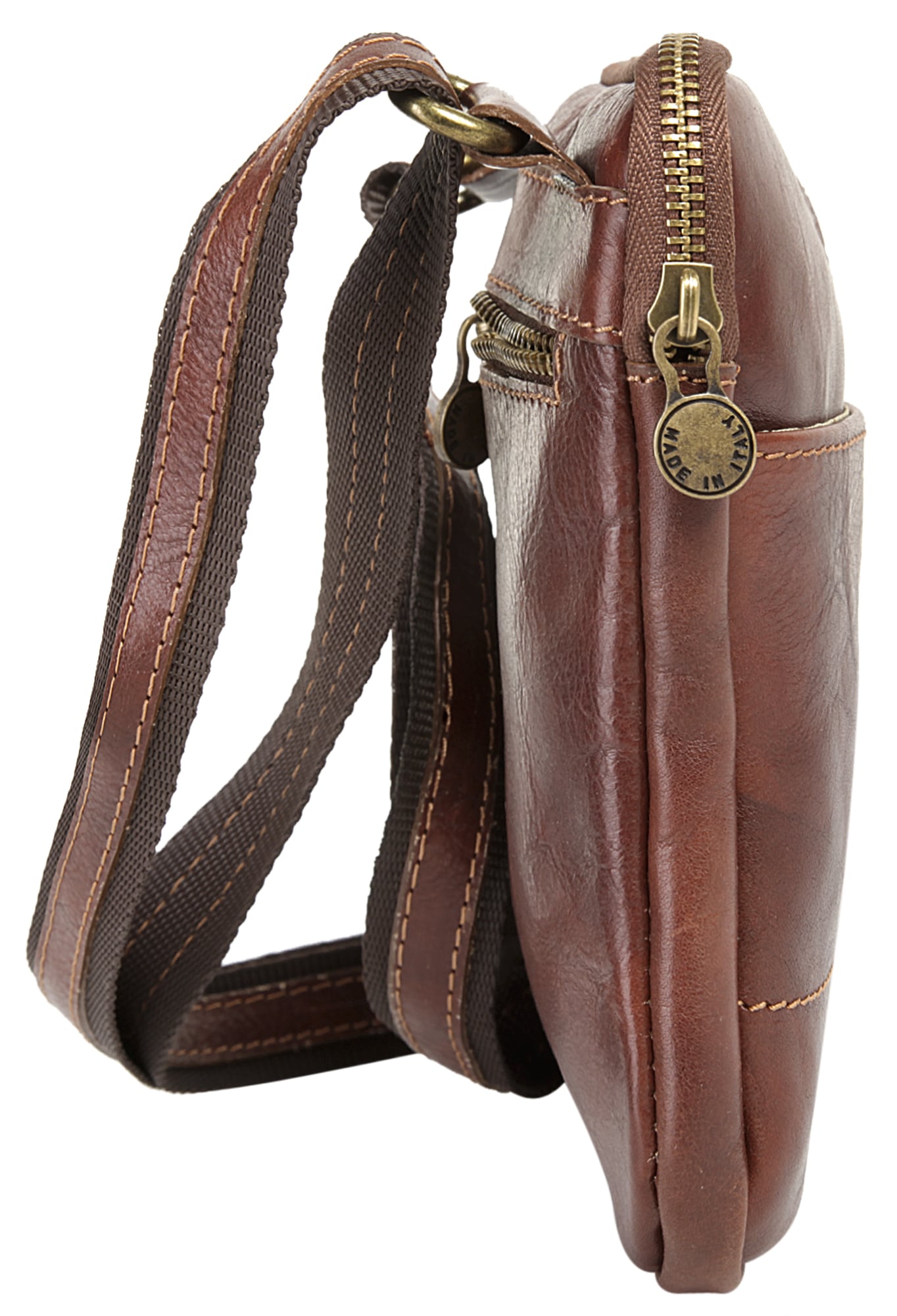 Piké Sac à bandoulière echt Leder, Made in Italy