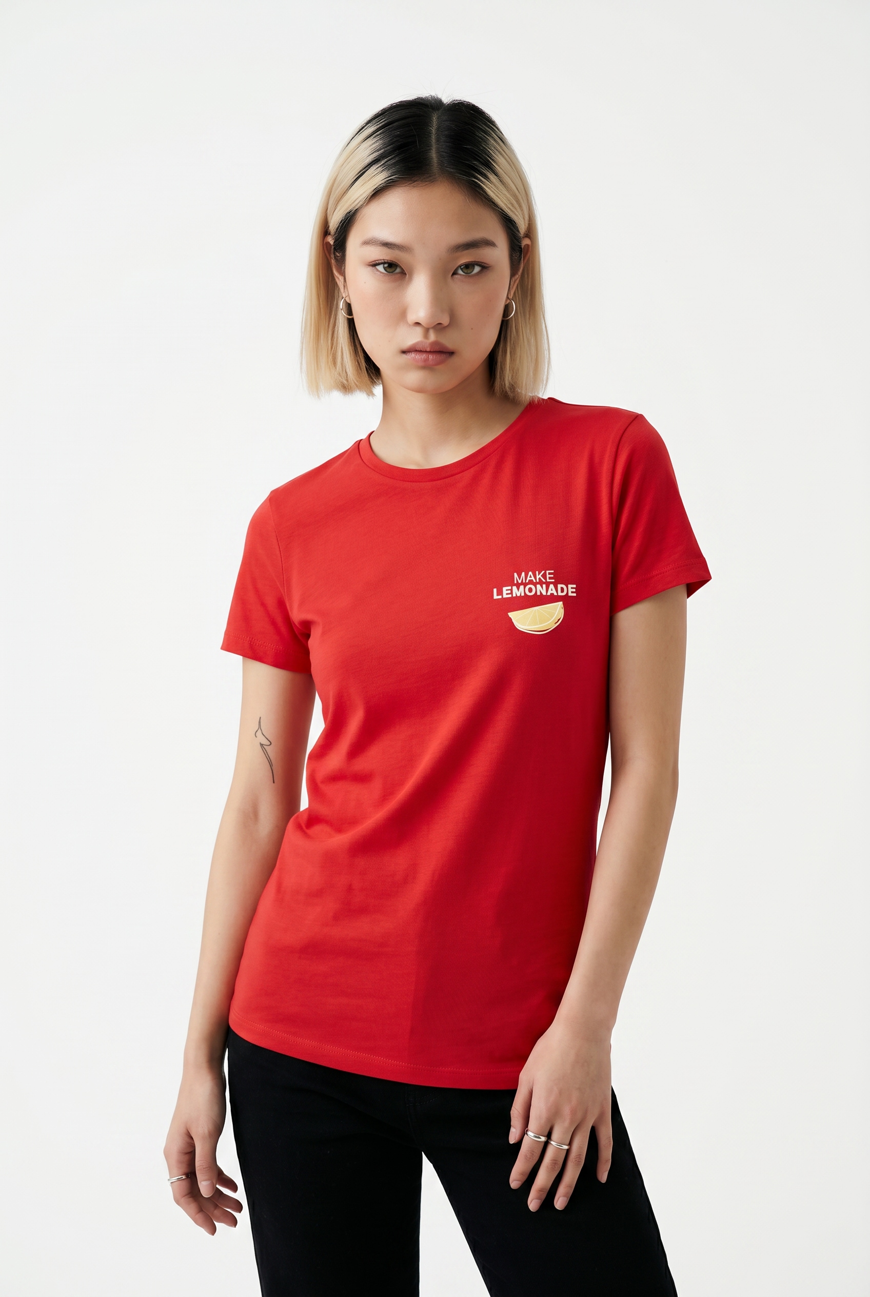 ONLY T-shirt »ONLVIVVI S/S TEE BOX JRS« Baumwolle, Rundhals