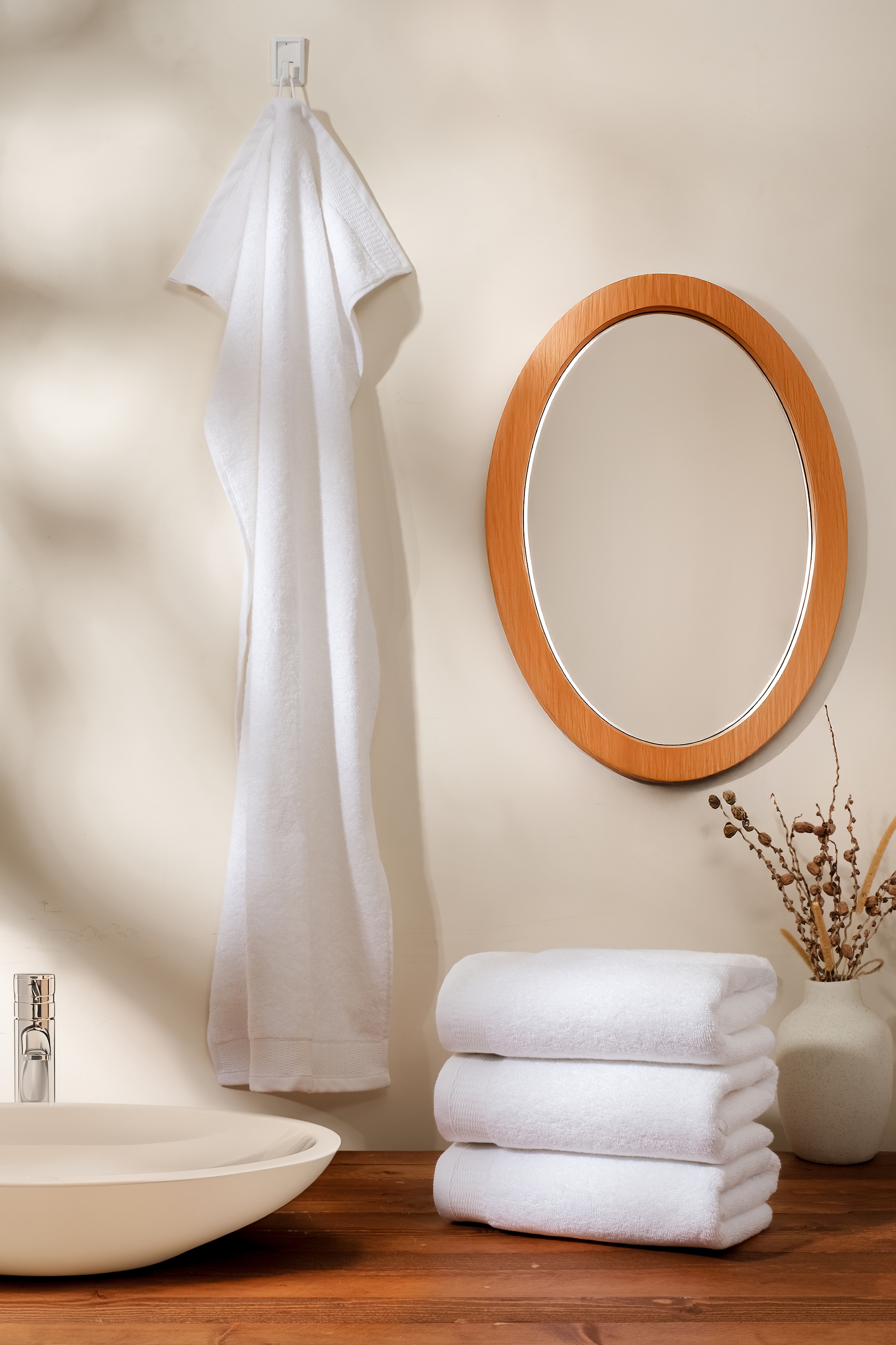 GOODproduct Handtücher »Fenya, flauschig und weich, Premium Handtücher 550gr/m²« mit Bordüre, Set, 100% Baumwolle, Hotel-Qualität, 5 Jahre Garantie