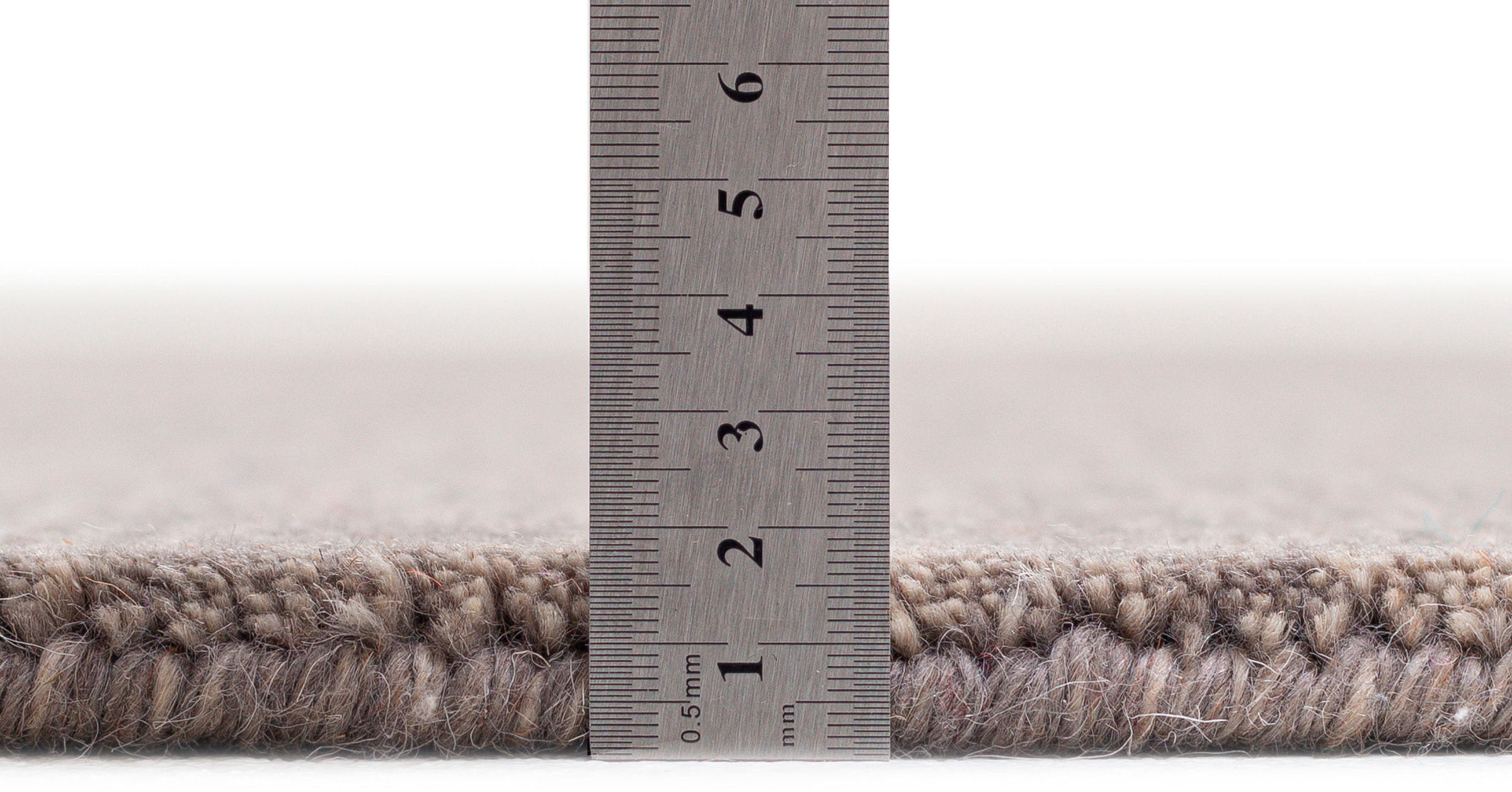 Sansibar Wollteppich »List«, rechteckig, Kurzflor, Handweb Teppich, Uni-Farben, reine Wolle, handgewebt