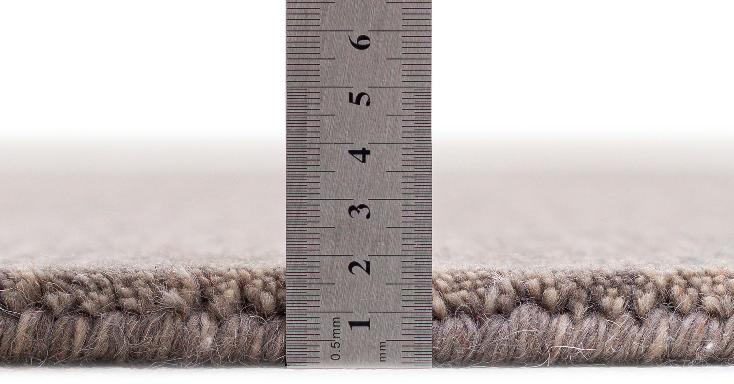 Sansibar Wollteppich »List«, rechteckig, 13 mm Höhe, Kurzflor, Handweb Teppich, meliert, reine Wolle, handgewebt
