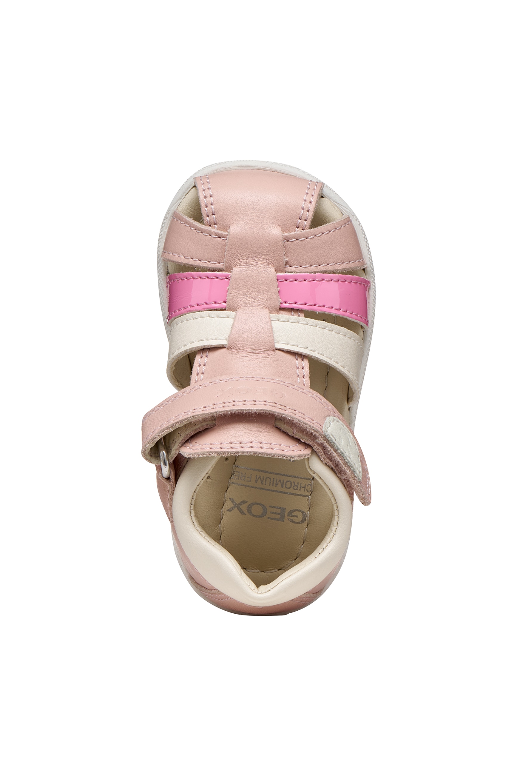 Geox Chaussures de marche »B SANDAL MACCHIA GIR«  chaussure bébé avec fermeture velcro, gabarit de taille à télécharger