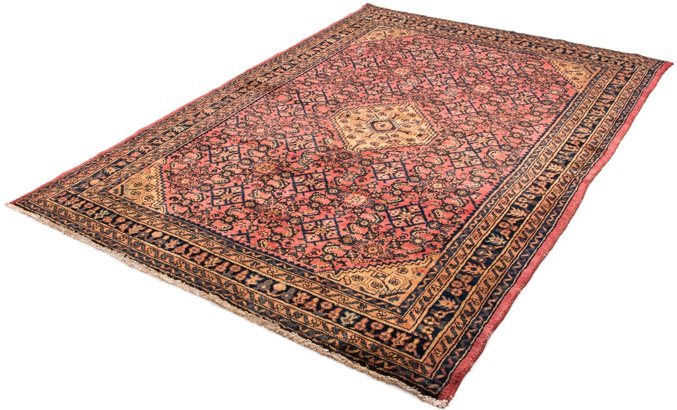 Image of morgenland Orientteppich »Perser - Nomadic - 205 x 148 cm - hellrot«, rechteckig, 10 mm Höhe, Wohnzimmer, Handgeknüpft, Einzelstück mit Zertifikat bei Ackermann Versand Schweiz
