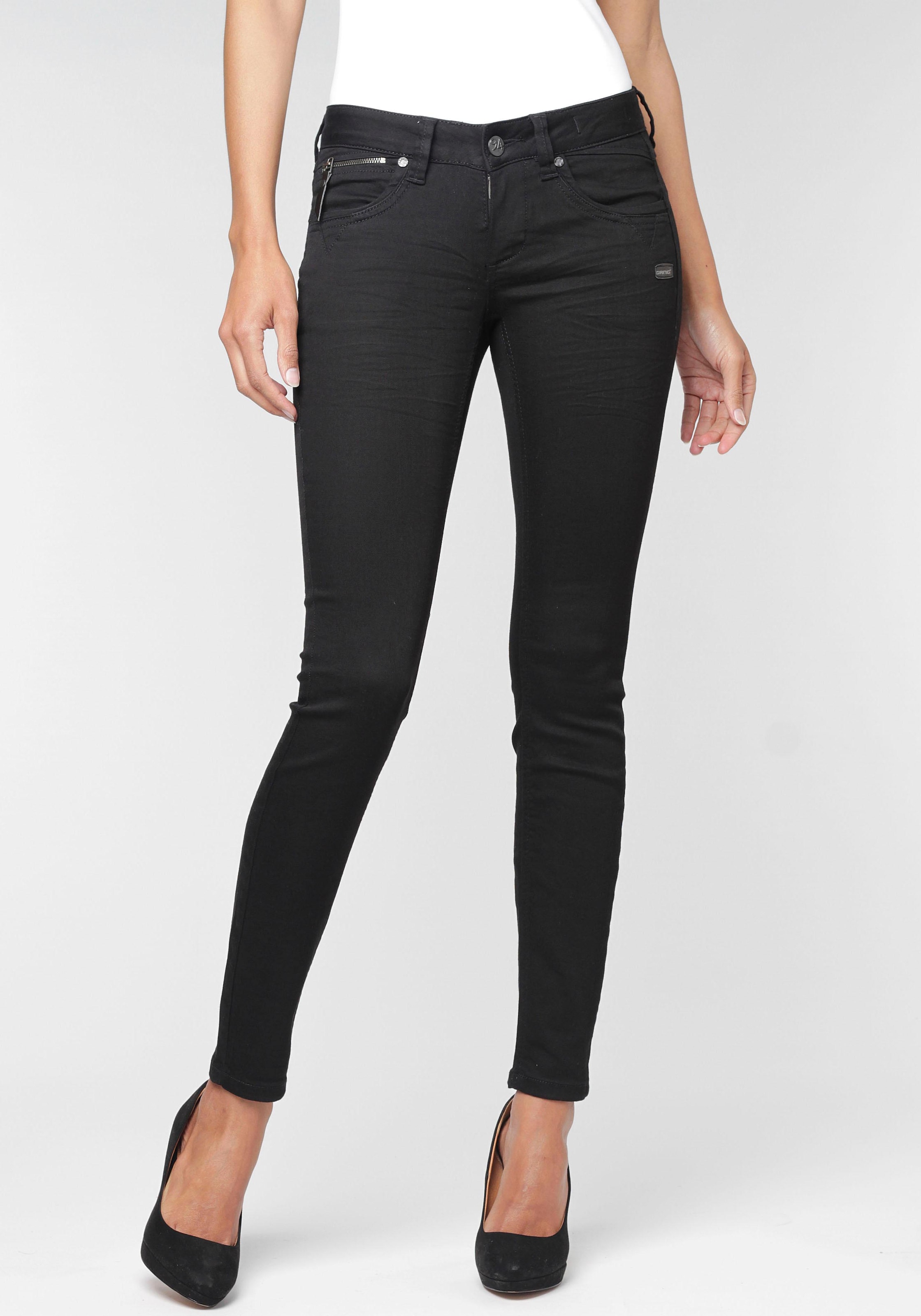 GANG Skinny-fit-Jeans »94Nikita«, mit Coinpocket versandkostenfrei bestellen Zipper-Detail an der