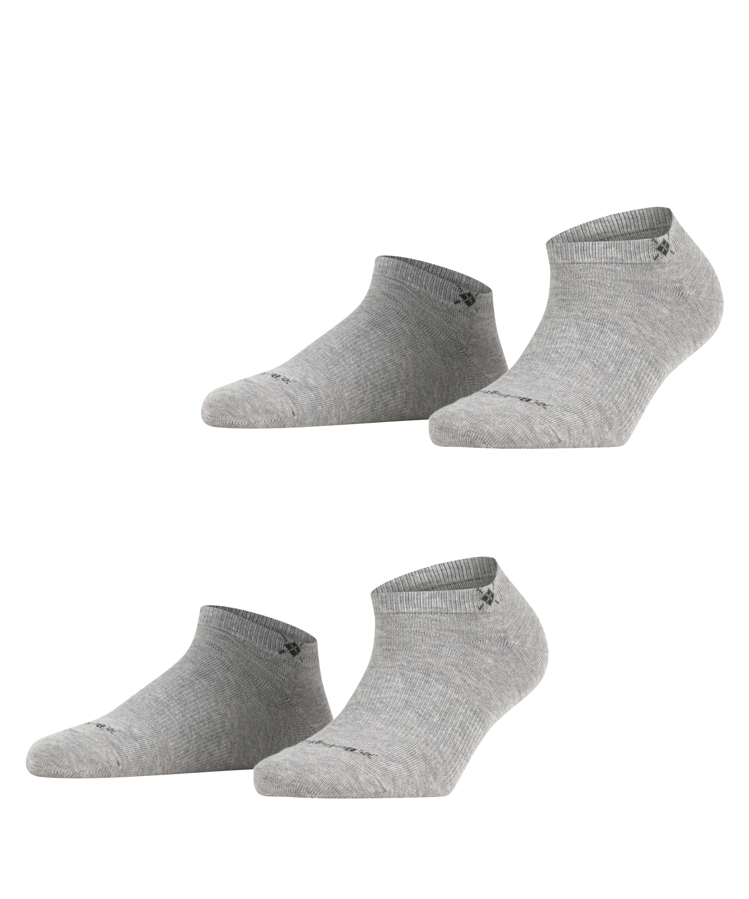 Burlington Chaussettes de baskets »Everyday« 2 paires,  Taille unique 36-41, uni, logo Burlington
