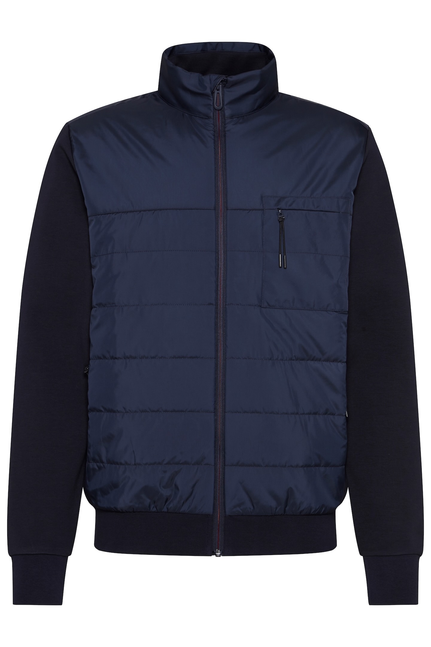 bugatti Sweatjacke, mit roten Mesh-Details