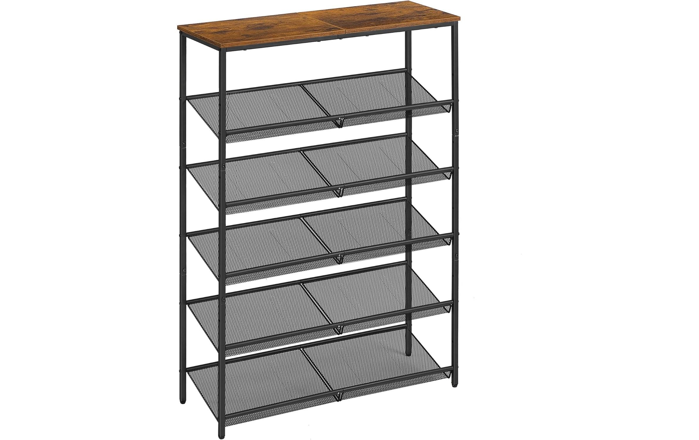 Image of VASAGLE Schuhregal "Industrial 28 x 114 cm"