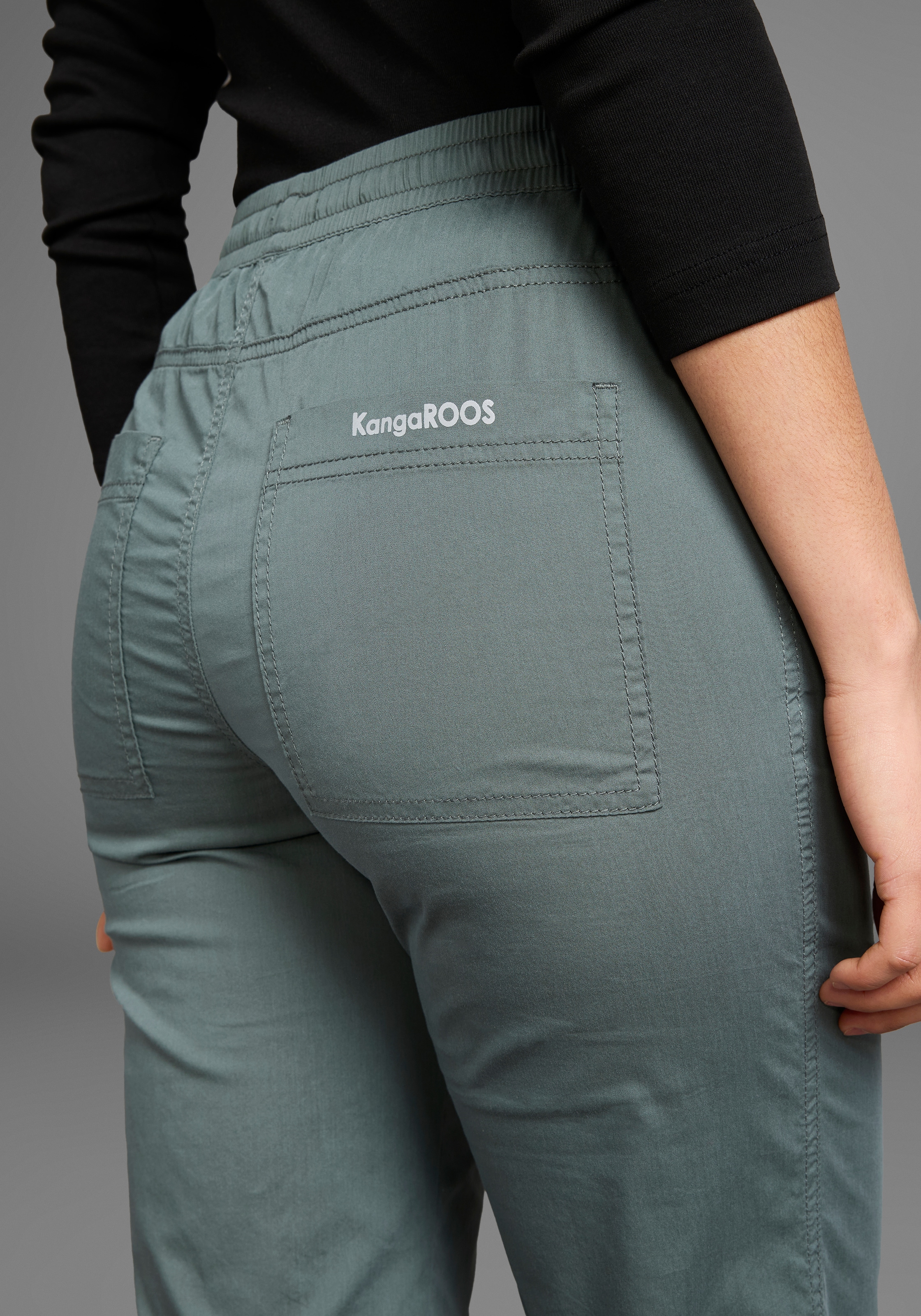 KangaROOS 3/4-Hose, sportliche Capri mit elastischem Bund