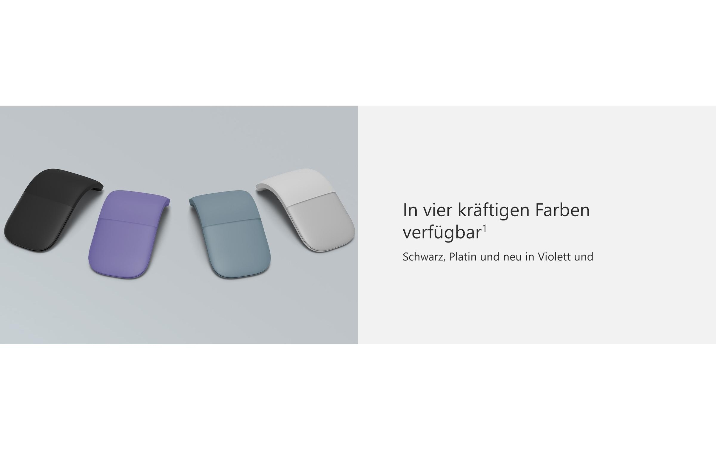 Microsoft Maus »Surface Arc Mouse«, Bluetooth, faltbar, Touch Oberfläche, Scrollrad-Emulation