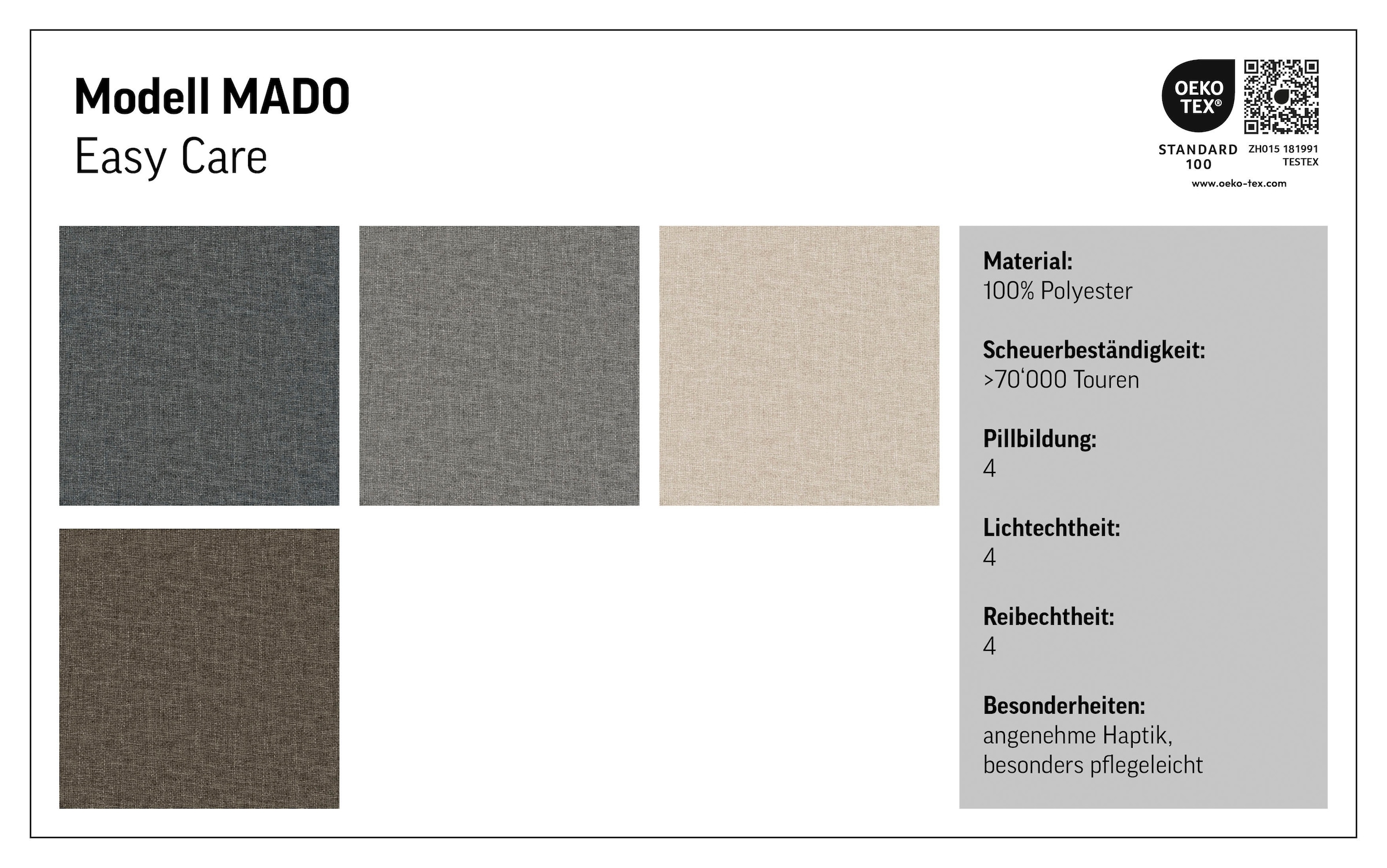 COTTA 2-Sitzer »Mado, Breite 163 cm« Bequemes Sofa mit hoher Rückenlehne