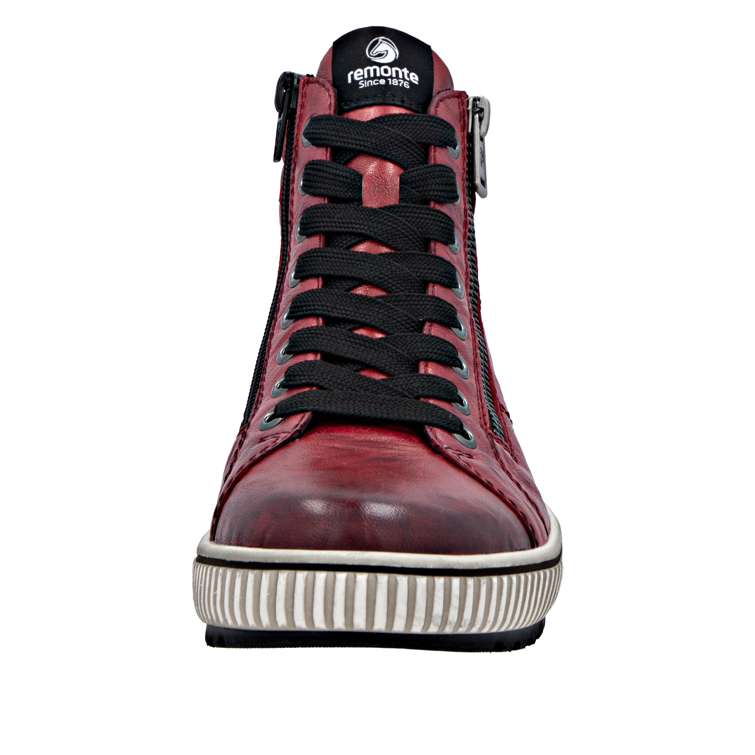 Remonte Bottines à lacets  , Plateau, Schnürstiefelette, Boots in Crash-Optik