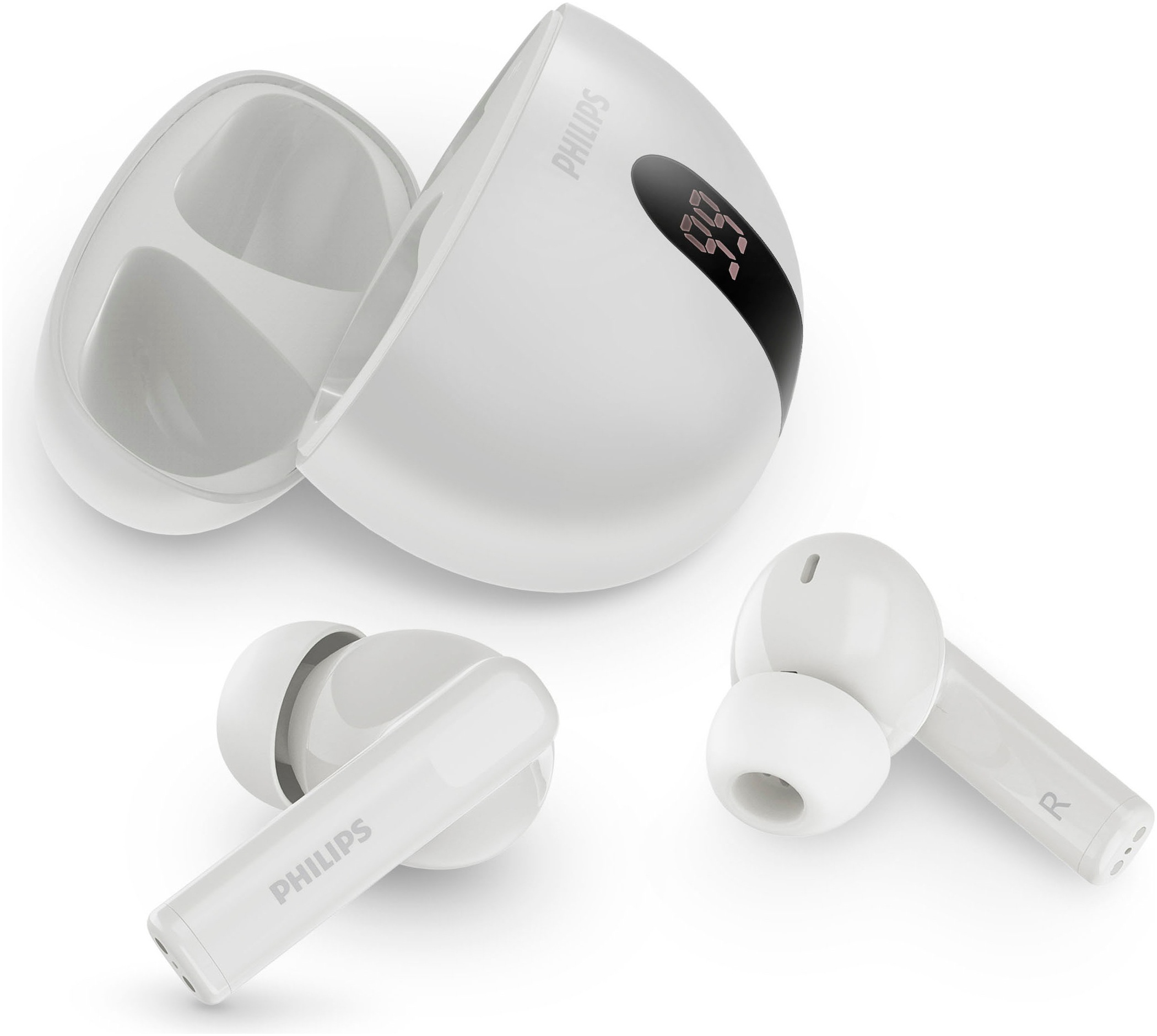 Image of Philips wireless In-Ear-Kopfhörer "TAT 2520" Bluetooth Adaptive Noise-Cancelling Freisprechfunktion Multi-Point-Verbindung Rauschunterdrückung Sprachsteuerung kompatibel mit Siri