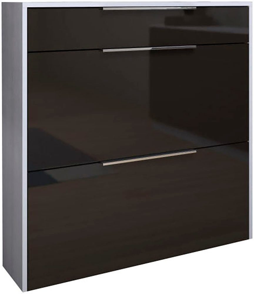 Image of borchardt Möbel Schuhschrank "Oliva" Wandmontage, stehende Montage & Glasböden unter Mehr aus der Serie